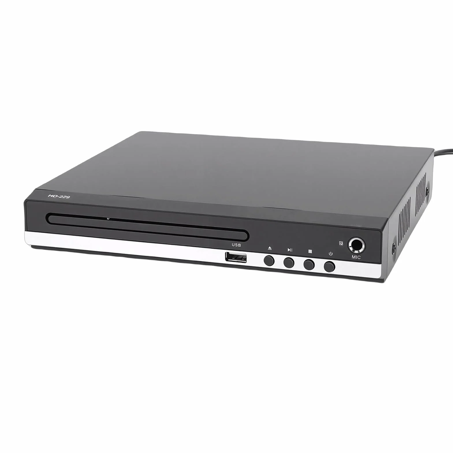 Interfaccia Multimediale HD Lettore DVD, Lettore CD per TV Domestica, Adatto Agli Anziani, Ingresso USB, Scansione Progressiva, Tutte le Regioni, Telecomando, Ingresso (Spina UE 1500w)