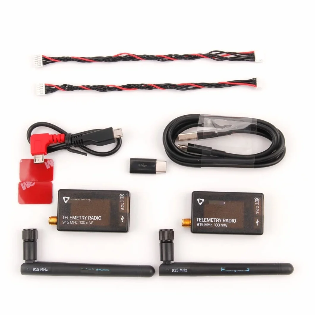 Holybro SIK Telemetry Radio V3 100mW 915MHz Firmware Open Source Plug-n-Play for Pixhawk