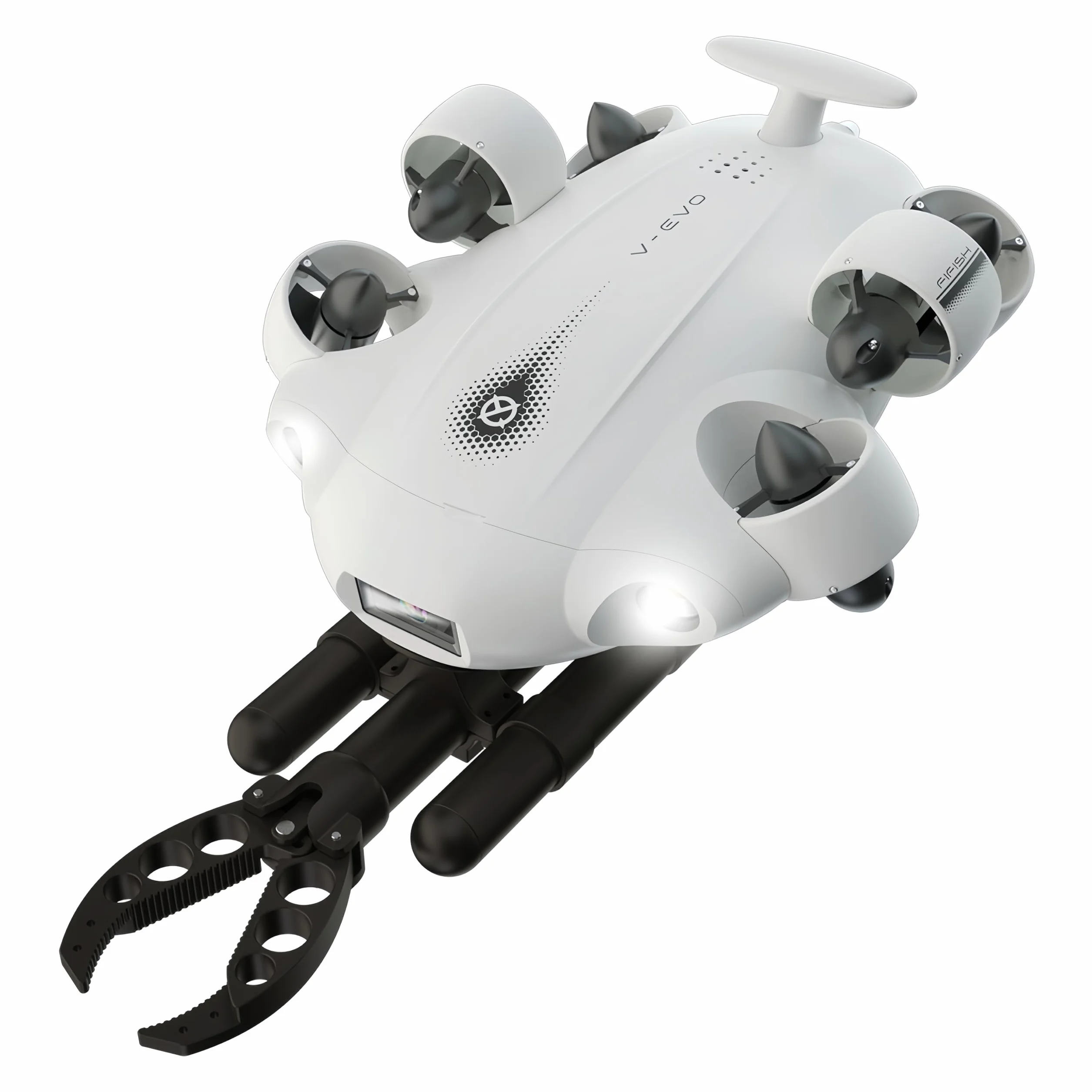 CAMOLECH FIFISH V-EVO 4K drone subacquea con braccio robotico AI Vision Lock 360° movimento omnidirezionale immersione fino a 100M ROV subacqueo (aggiungi braccio robotico)