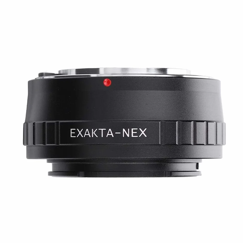 Mugast Adattatore per Adattatore per Obiettivo EXA-NEX Anello Adattatore per Messa a Fuoco Manuale Compatibile per obiettivi Exakta e E per Fotocamere mirrorless.