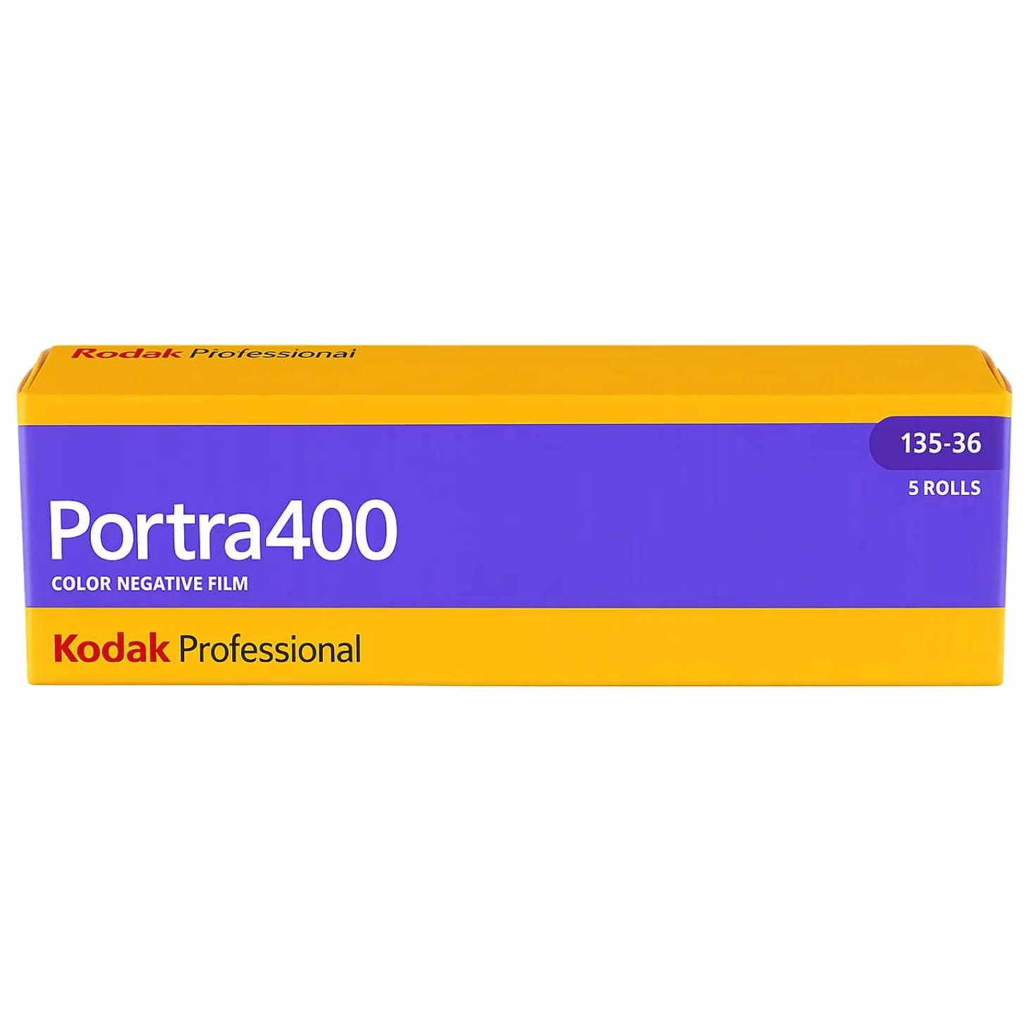 Kodak Portra 400 Professional 35mm Color Film – 36 Exposures, ISO 400 – Pack of 5 Rolls – Fine Grain, Natural Skin Tones, Wide Exposure Latitude