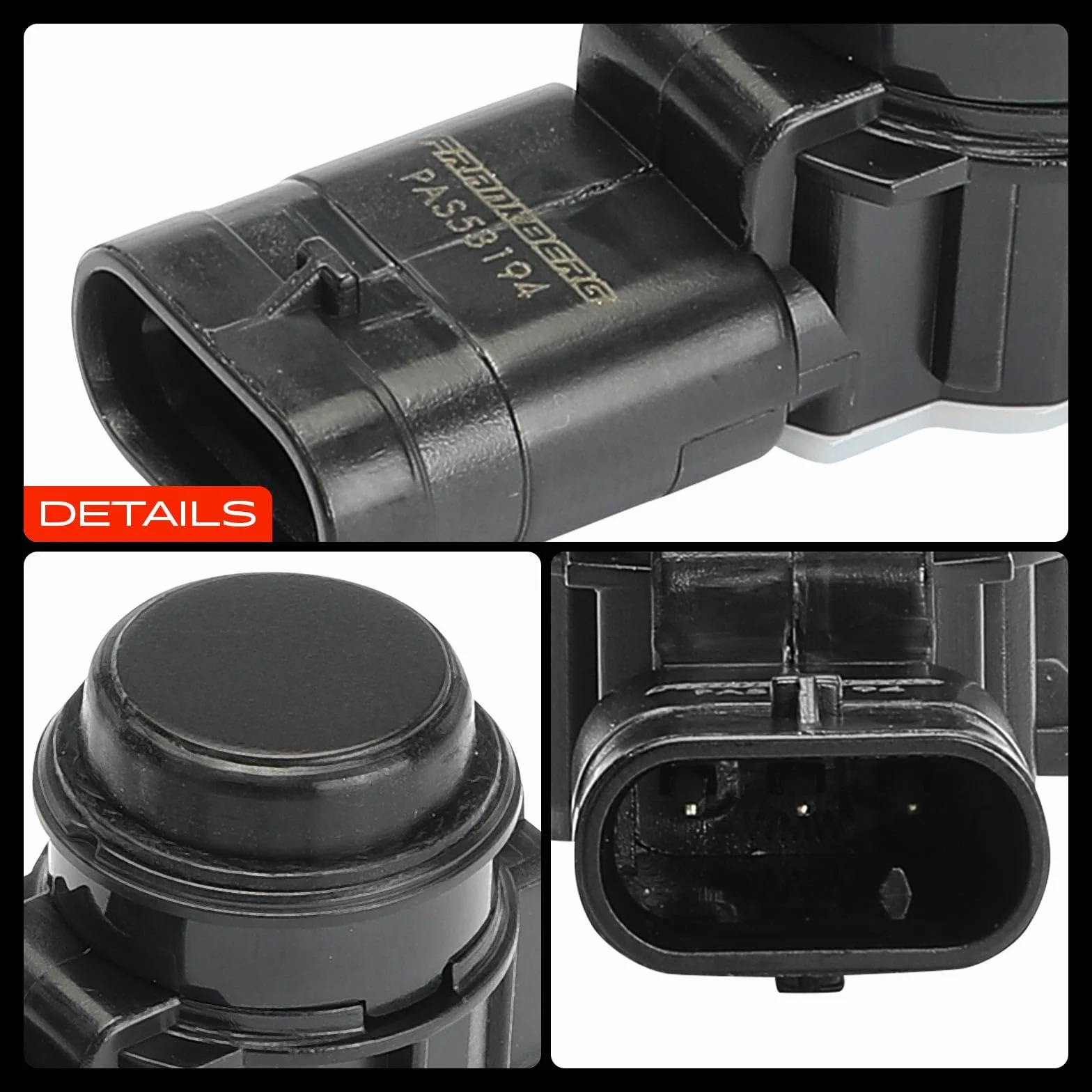 Frankberg 4x Sensore di Parcheggio PDC Compatibile 312 0.9L 2012-2019 319 0.9L 2013-2019 4C 960 1.7L 2013-2019