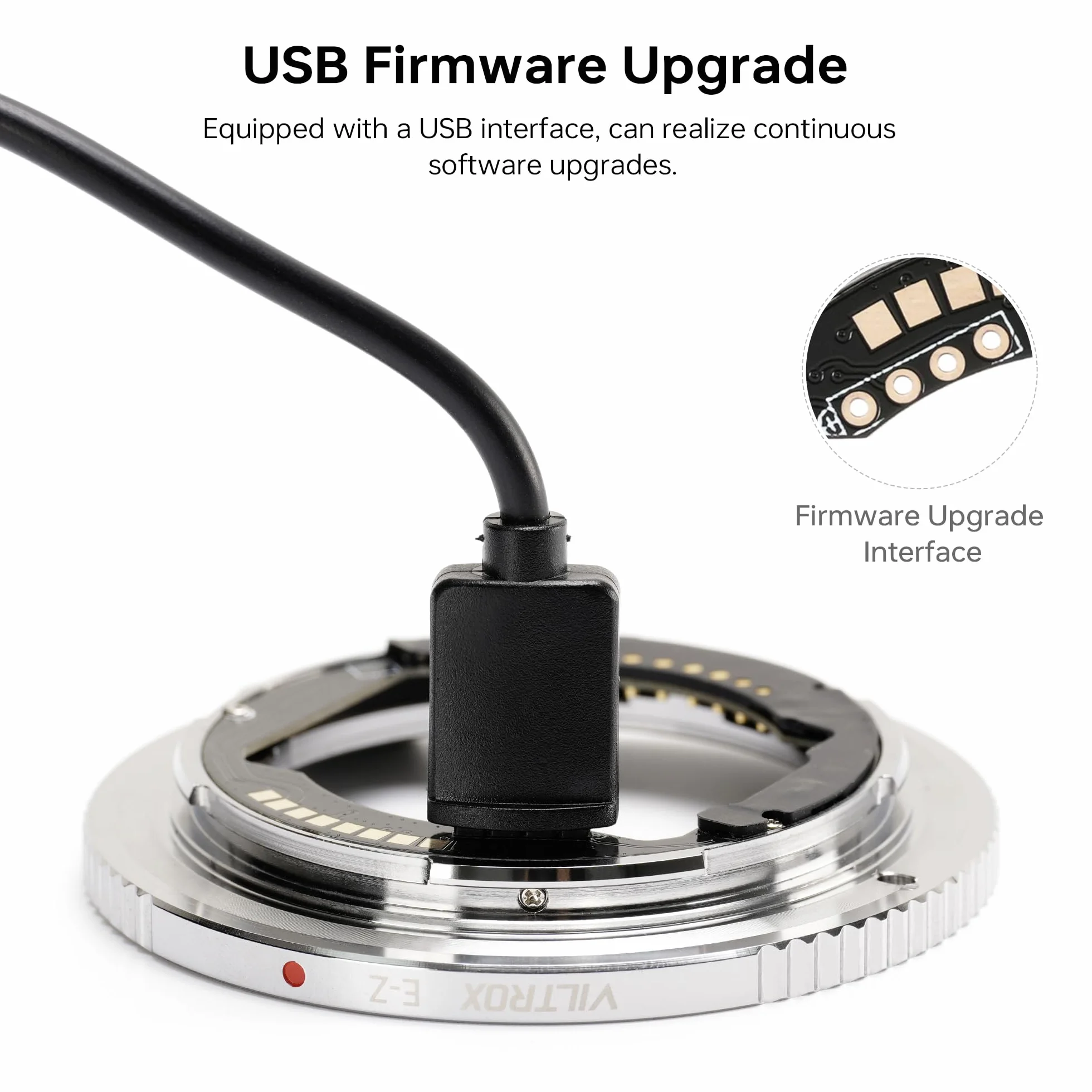 VILTROX E-Z Adattatore per obiettivo, convertitore per obiettivo autofocus Anello adattatore compatibile con obiettivi attacco E per fotocamere mirrorless Nikon attacco Z Z5 Z50 Z6 Z6II Z7 Z7II Zfc