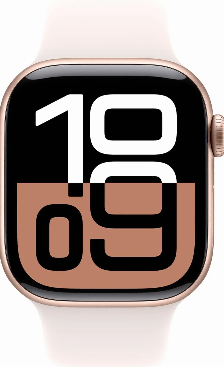 Apple Watch Series 10 [GPS+ Cellular, 42mm] - Oro Rosa Aluminum Case with with Oro Rosa Sport band, M/L (Ricondizionato)