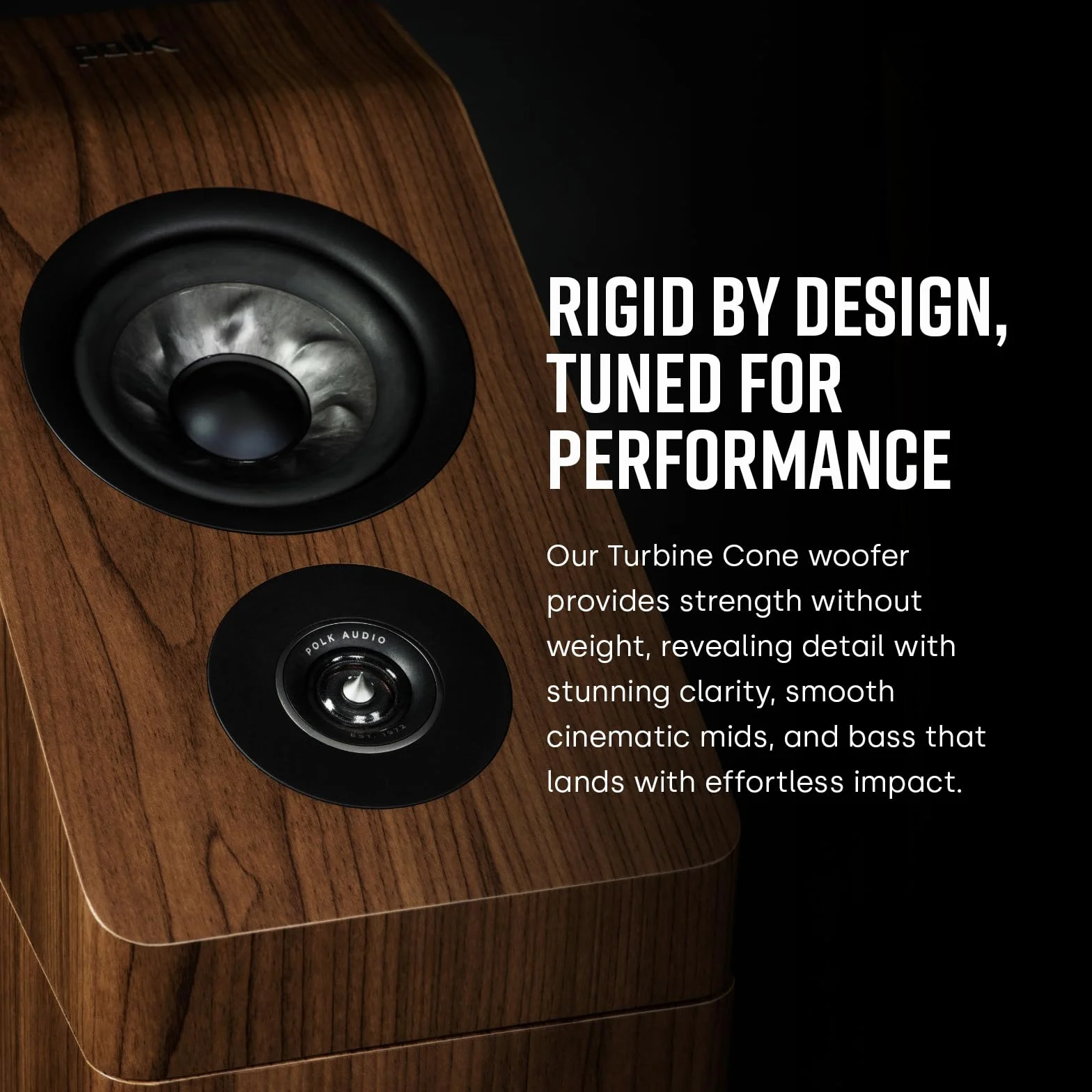 Polk Audio Reserve R900 Altoparlante 3D Dolby Atmos IMAX con Pinnacle Ring Tweeter e Woofer 4"