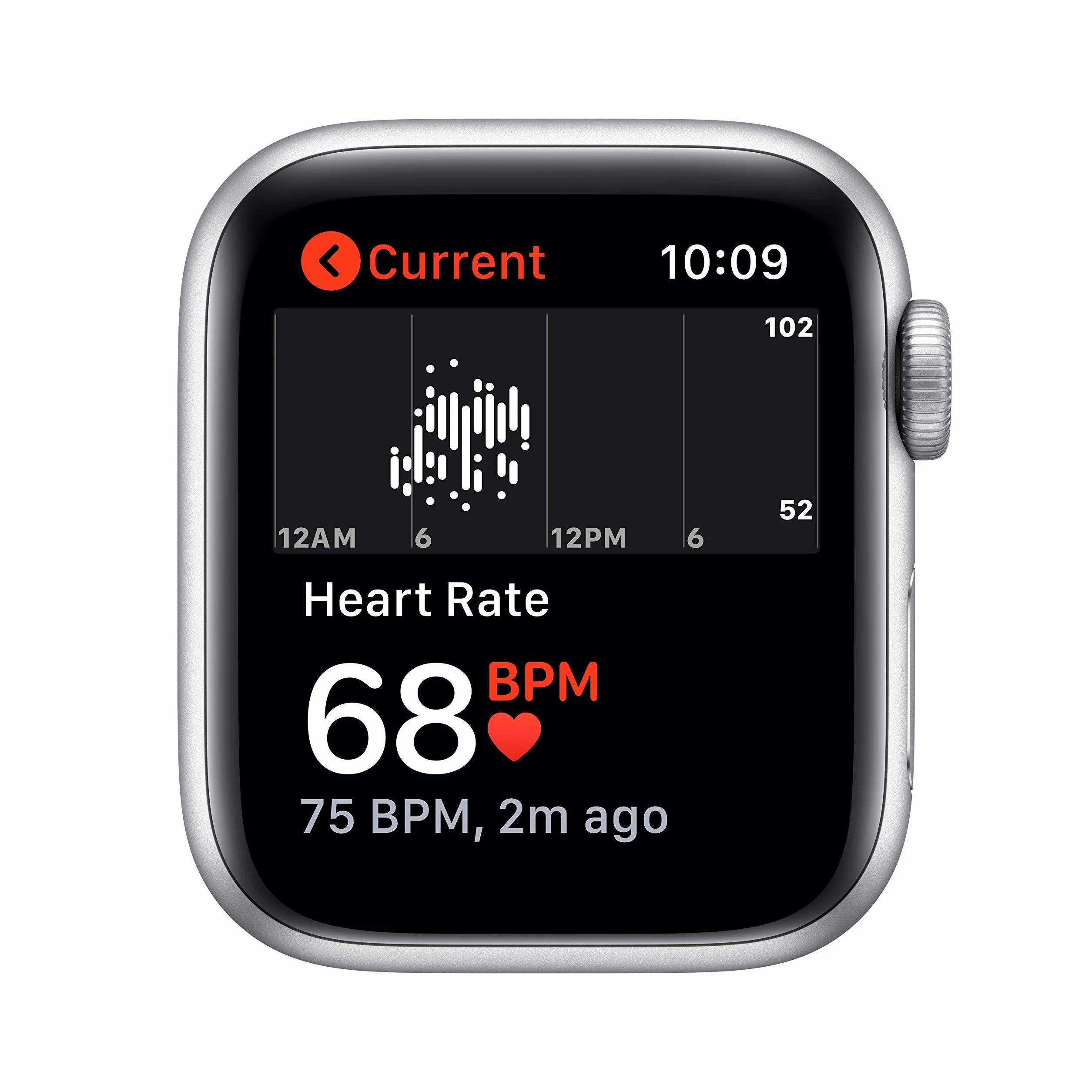 Apple Watch SE (GPS, 40MM) - Case Argento in Alluminio con Cinturino Sport Bianco (Ricondizionato)