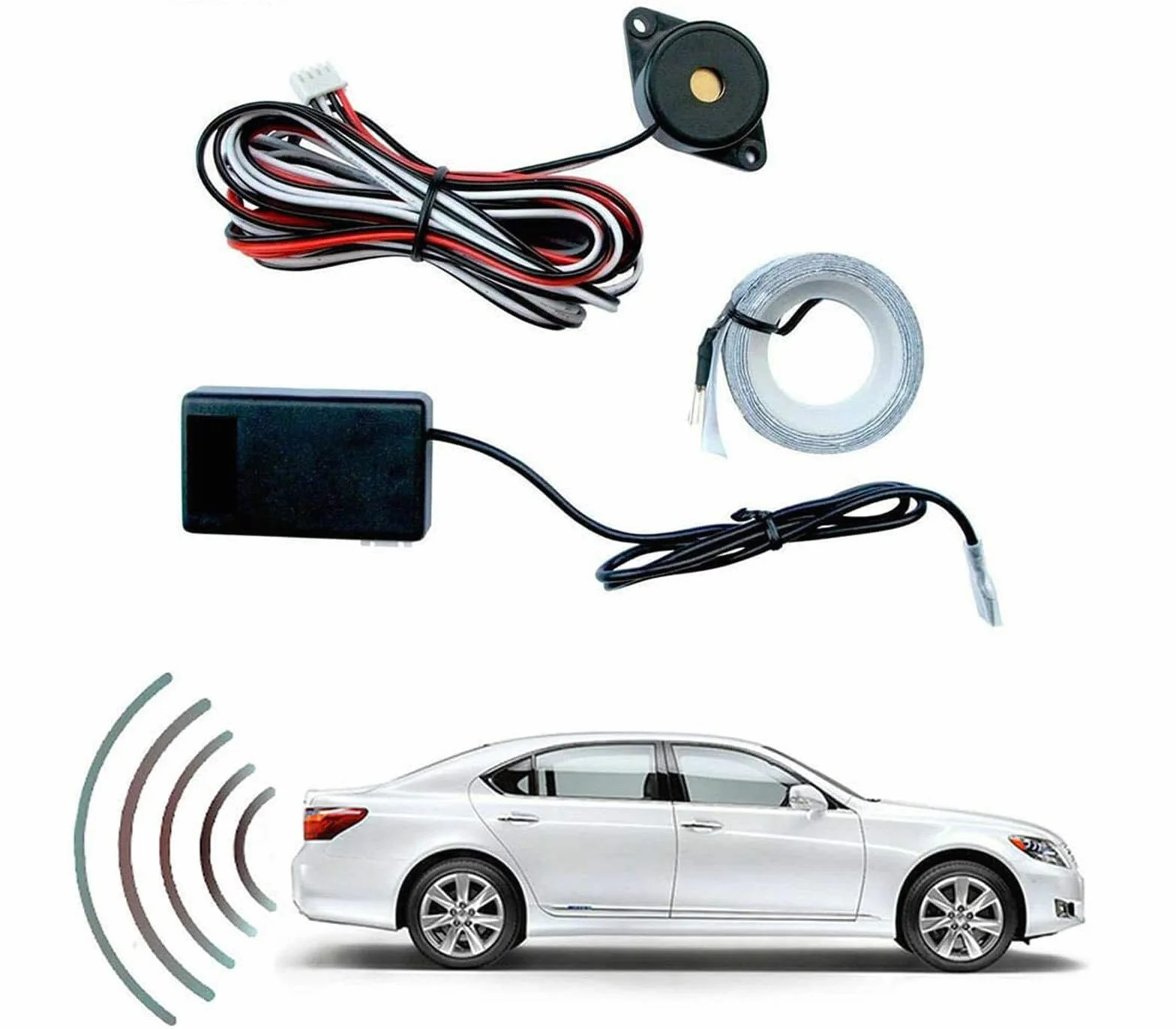 SENSORE PARCHEGGIO INVISIBILE STRISCIA ELETTROMAGNETICA ANTENNA AUTO U-301