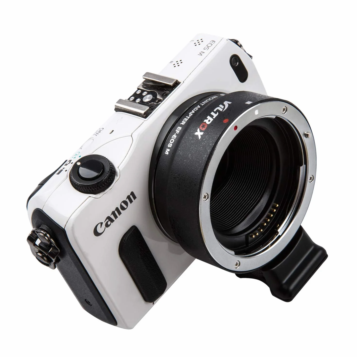 VILTROX Mount Adapter EF-EOS M,Autofocus Adattatore Obiettivo Convertitore per Canon EF/EF-S Lente a Canon EF-M Mount Fotocamera EOS M M3 M5 M6 M10 M50 M100