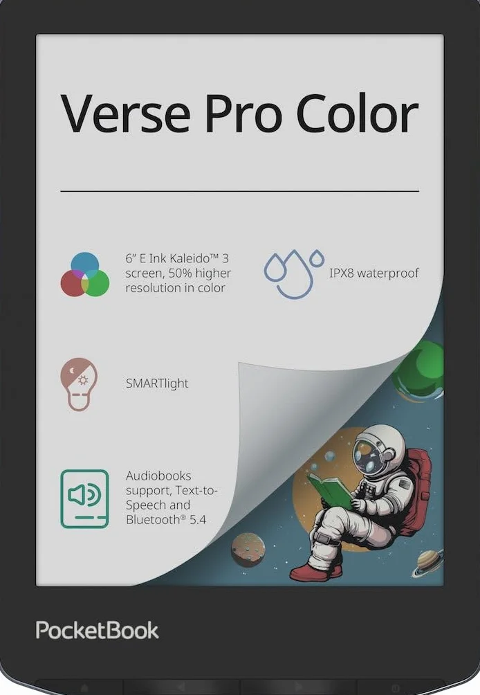PocketBook Verse Pro Color 634 E-Ink Kaleido 3 16GB Wi-Fi Stormy Sea