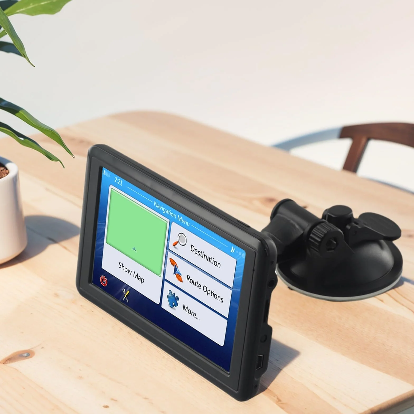 Navigatore satellitare per auto, touch screen da 5 pollici per auto e camion, navigatore satellitare (america)