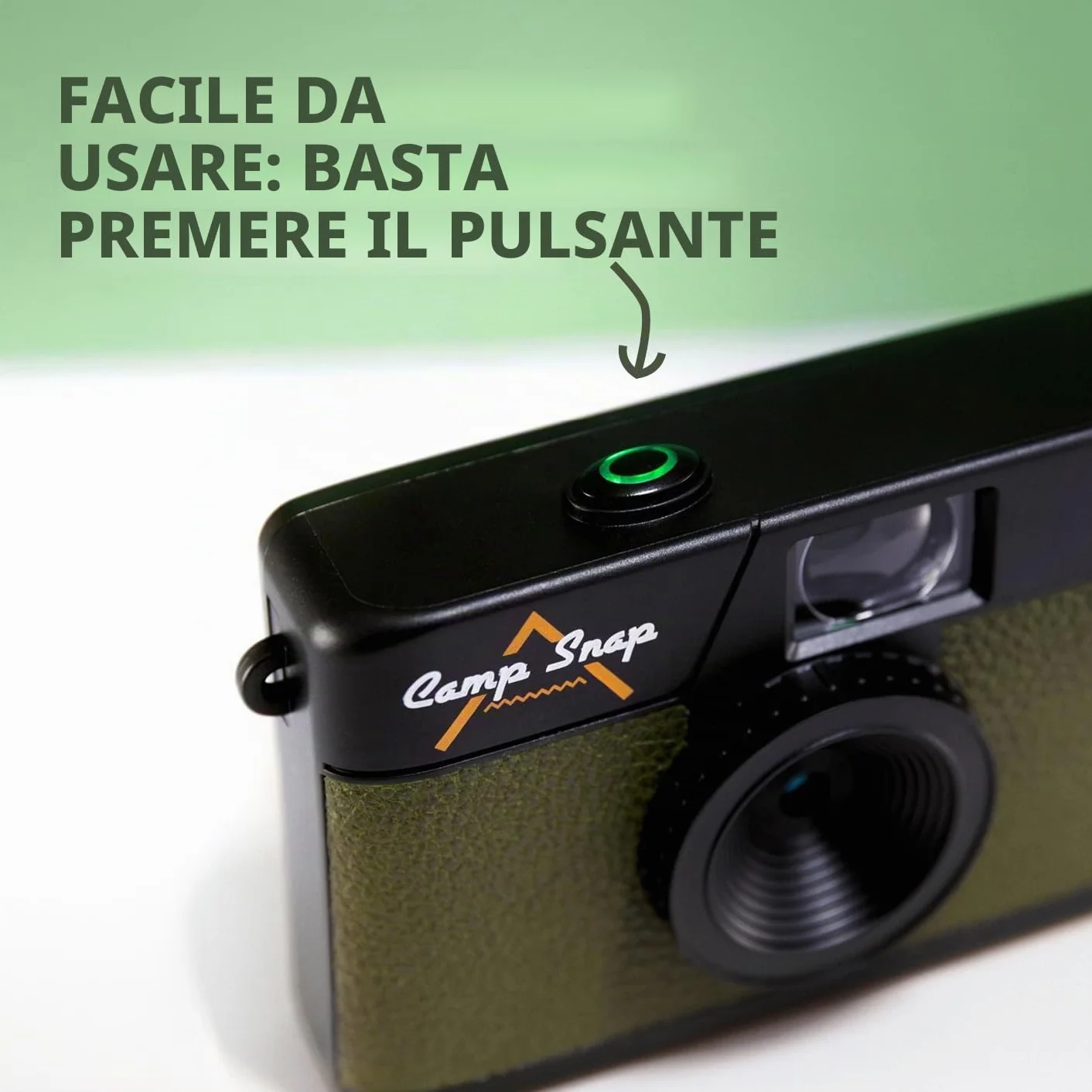 Fotocamera Digitale Camp Snap CS-V105-GR-WW Oliva
