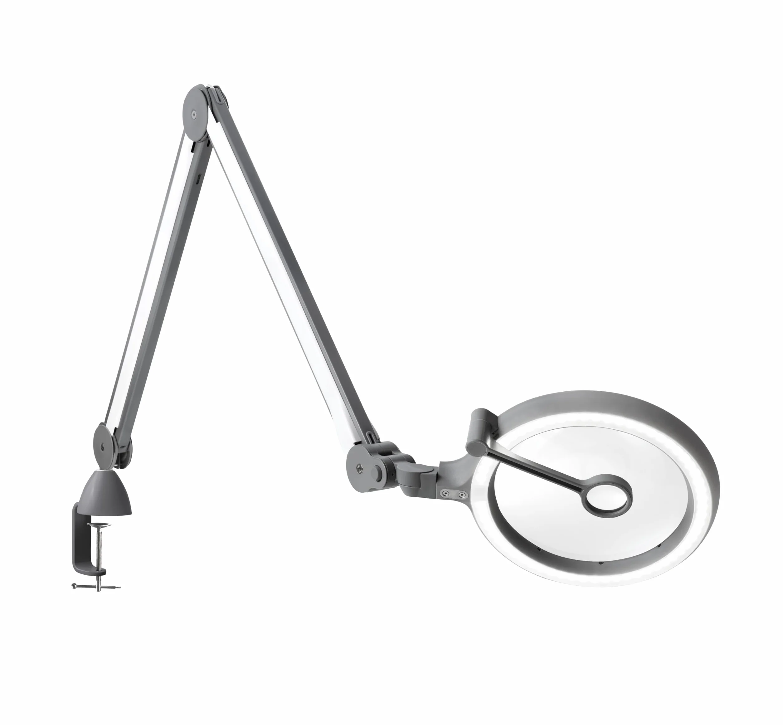 Daylight Magnifier Lamp 1 ¾ x Crystal Clear Lens 60 LED da 4 step dimmer