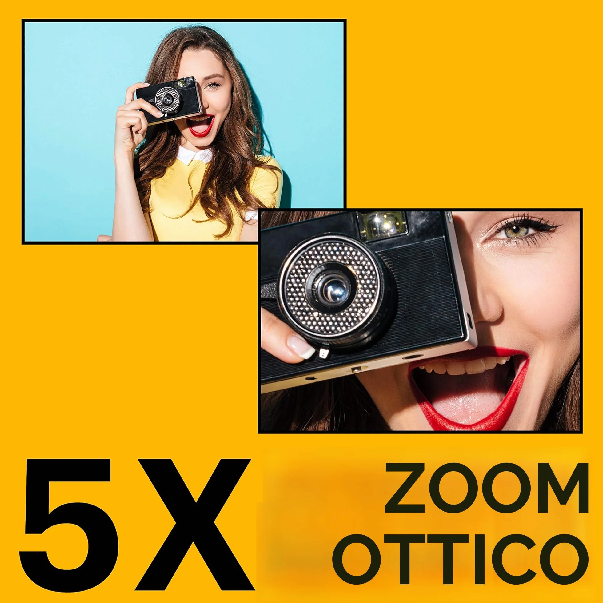 KODAK PIXPRO FZ55 1/2.3" Fotocamera compatta 16 MP CMOS 4608 x 3456 Pixel Rosso