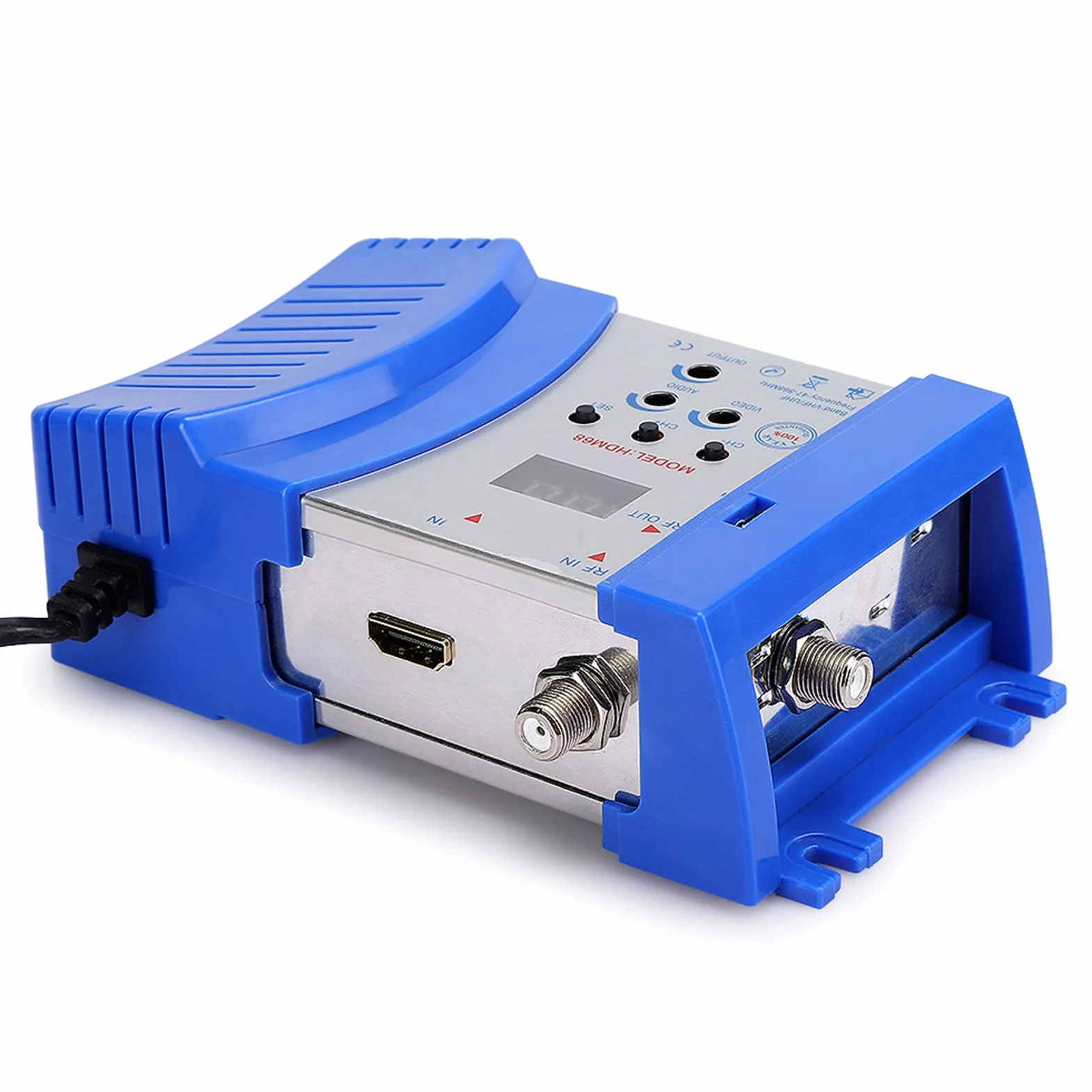 Modulatore digitale HD HDM68 HDMI PAL NTSC RF VHF UHF 100-240V Spina UE