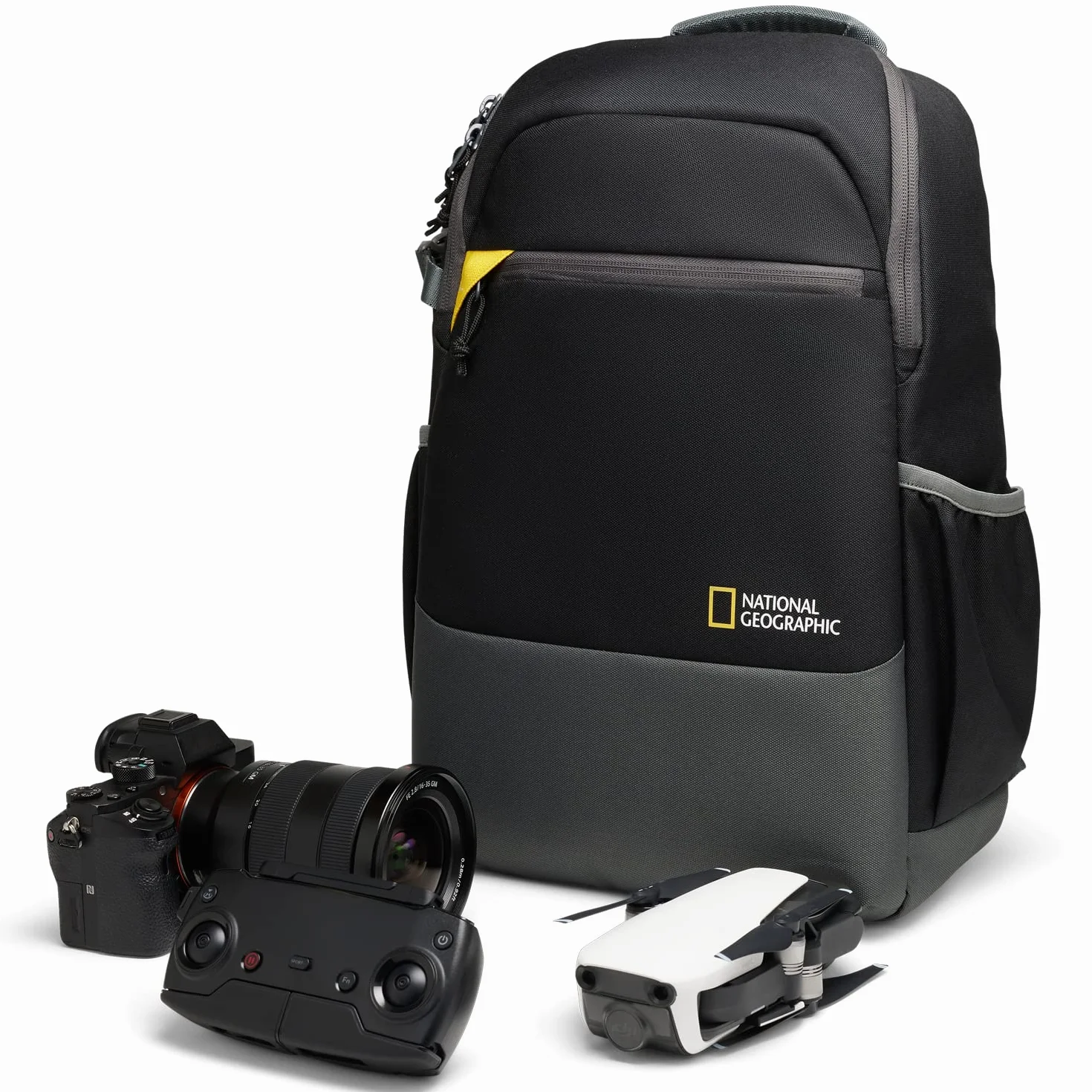 National Geographic Zaino per Fotocamera DSLR o Mirrorless con Obbiettivi, Ultraleggero, NG E1 5168, Nero, Esclusiva Amazon
