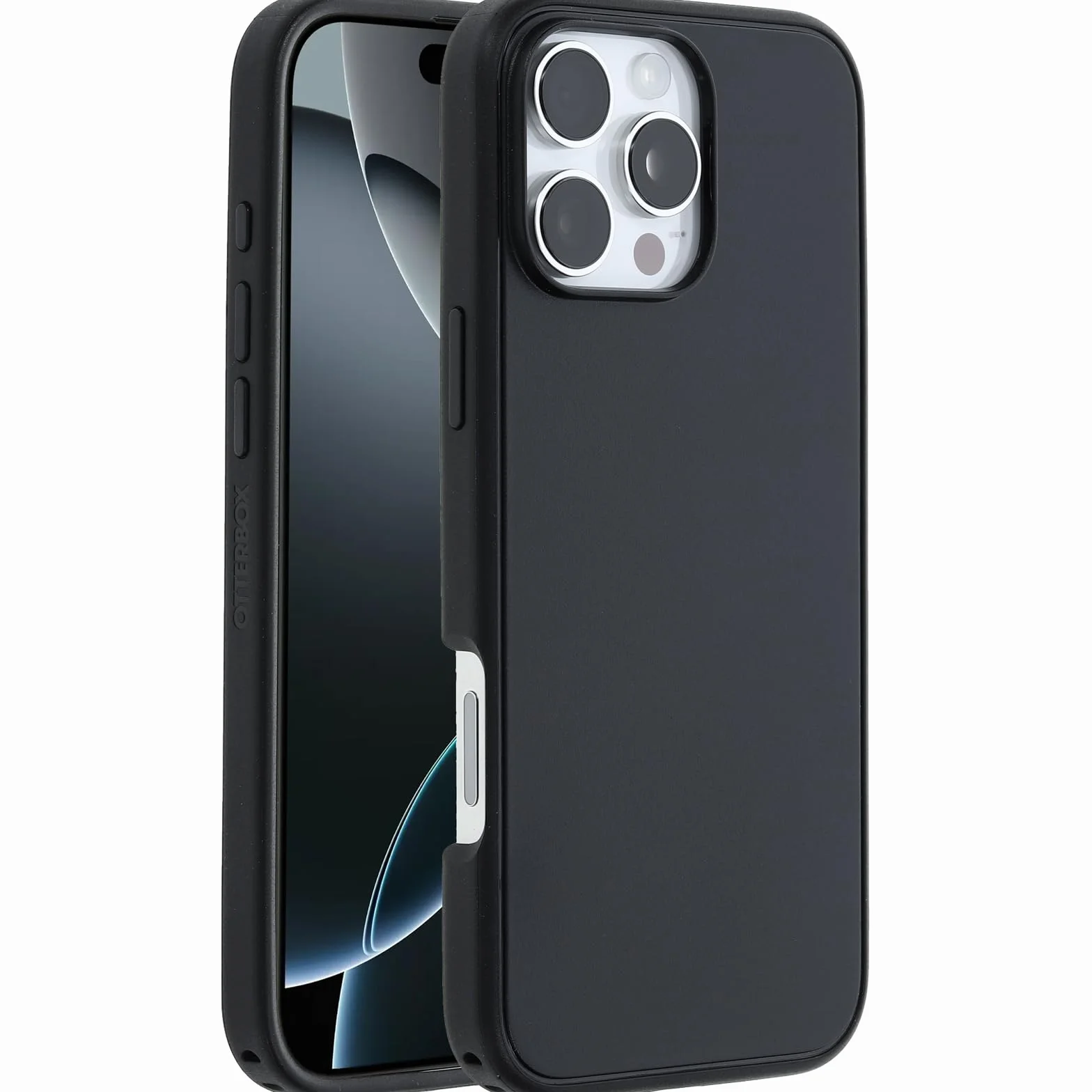 OtterBox Cover Symmetry Series MagSafe per iPhone 16 PRO Max, Custodia Protettiva Sottile Antiurto, a Prova di Caduta, Testata 3X vs Norme Mil-Std 810G, Nero, Senza Retail Package
