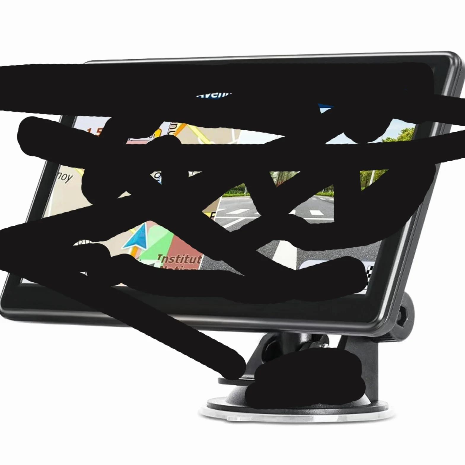 Navigatore GPS per auto camion camper, touch screen da 7 pollici, ultime mappe 2025 per GPS auto, supporto vocale guida turn-by-turn, velocità e avviso luce rossa, instradamento camion personalizzato