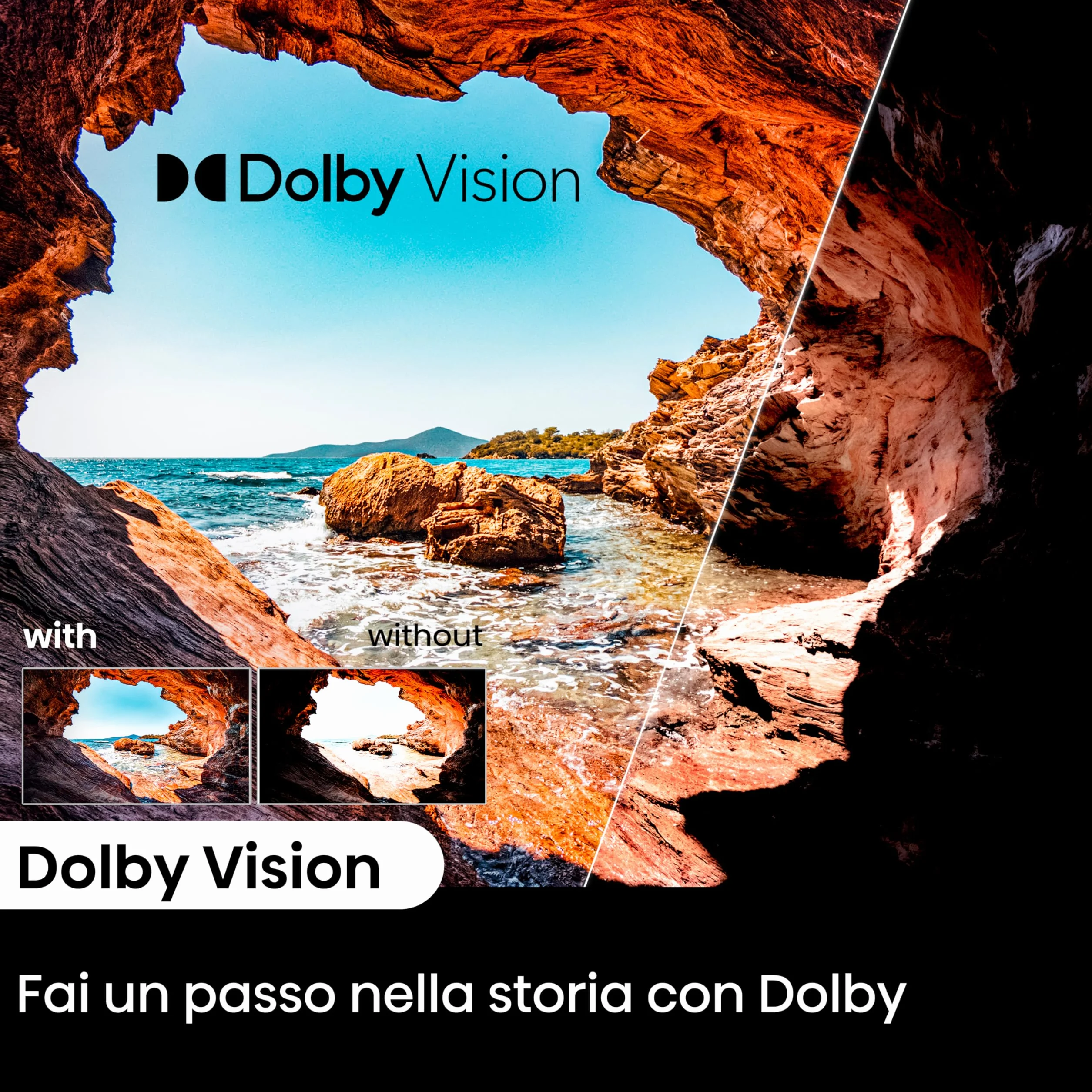 Hisense 43" 4K Ultra HD Smart TV 43A6N VIDAA U7 Dolby Vision HDR10+ DTS Virtual:X