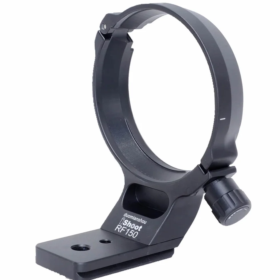 Collare per obiettivo ad anello per treppiede in metallo compatibile con Canon RF 100-500 mm f/4.5-7.1L IS USM, staffa di supporto per obiettivo inferiore è Arca-Swiss Fit Piastra a sgancio rapido