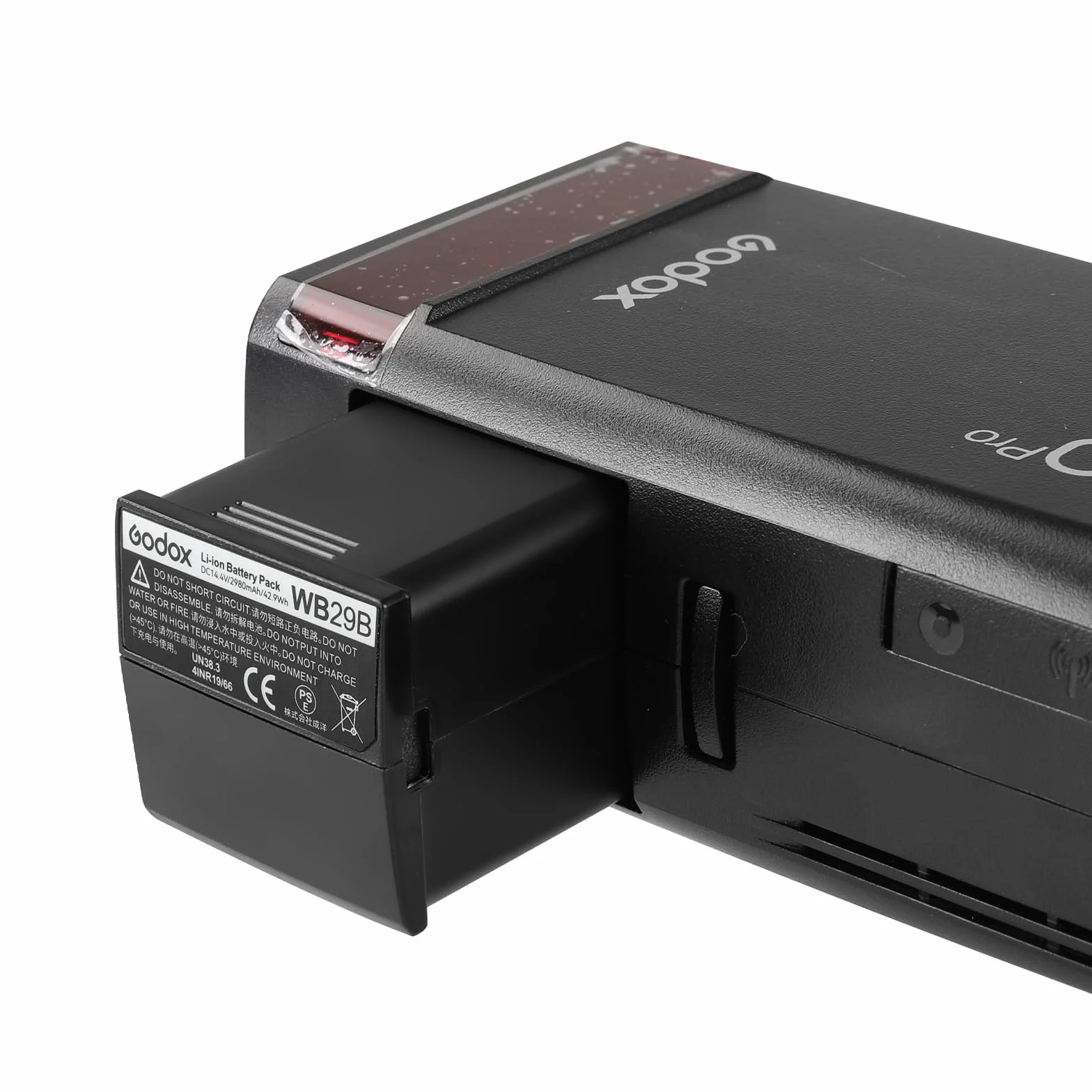 Godox WB29B AD200PRO Batteria WB29B Battery 14.4V/2980mAh per Flash Rotondo Godox AD200 AD200PRO
