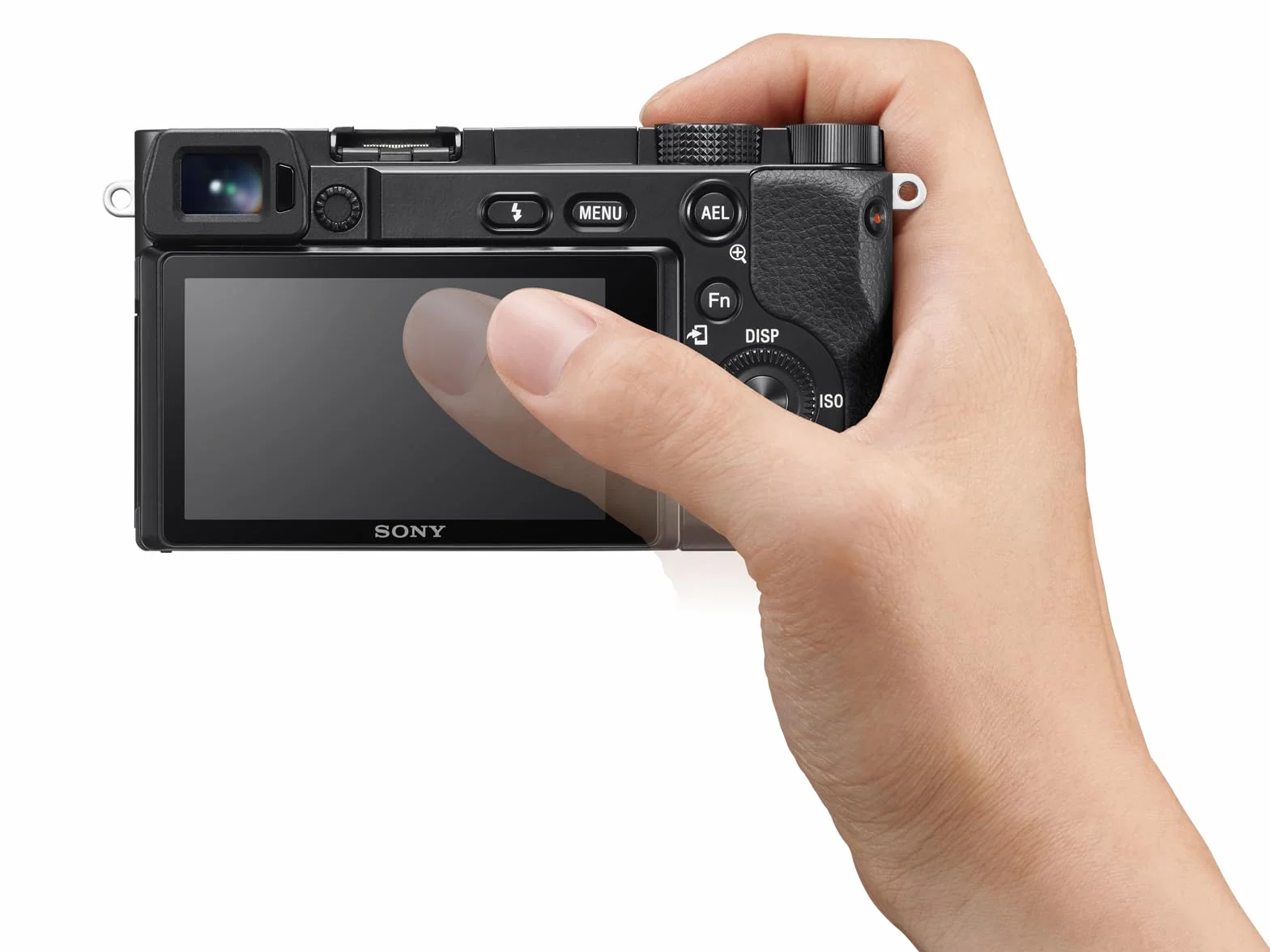 Sony Alpha 6100 Kit Fotocamera Digitale Mirrorless con Obiettivo Intercambiabile SELP 16-50mm, Sensore APS-C, Video 4K, Real Time Eye AF, Real Time Tracking, ILCE6100AB + SELP16502B, Nero