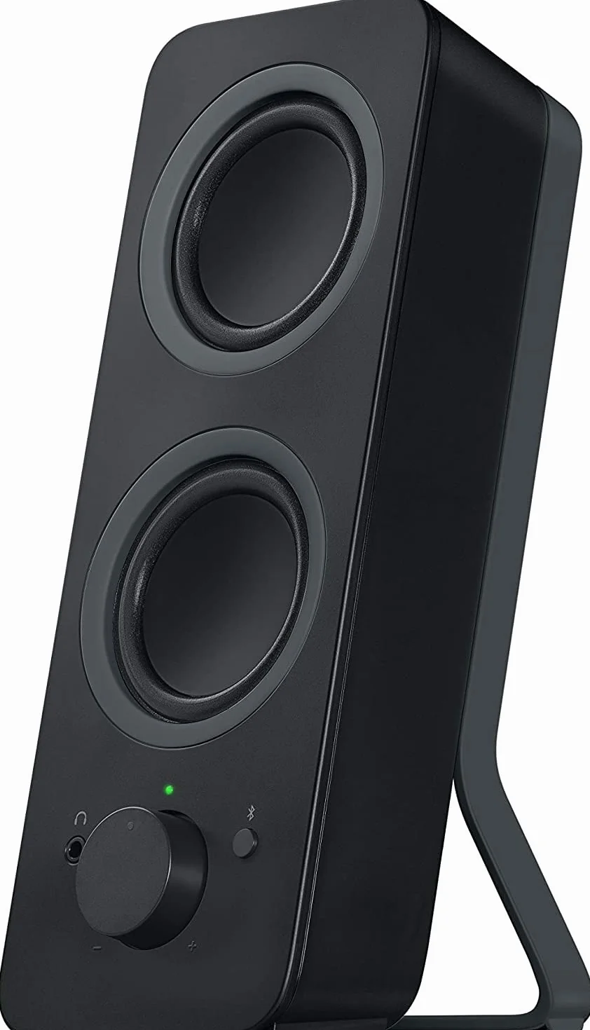 Logitech Z207 Altoparlanti per PC Wireless Bluetooth, Audio Stereo, 10 Watt, Ingresso Audio 3,5 mm, Jack per Cuffie, Multidispositivo, Easy Switch, Presa EU, ‎PC/TV/Smartphone/Tablet - Nero
