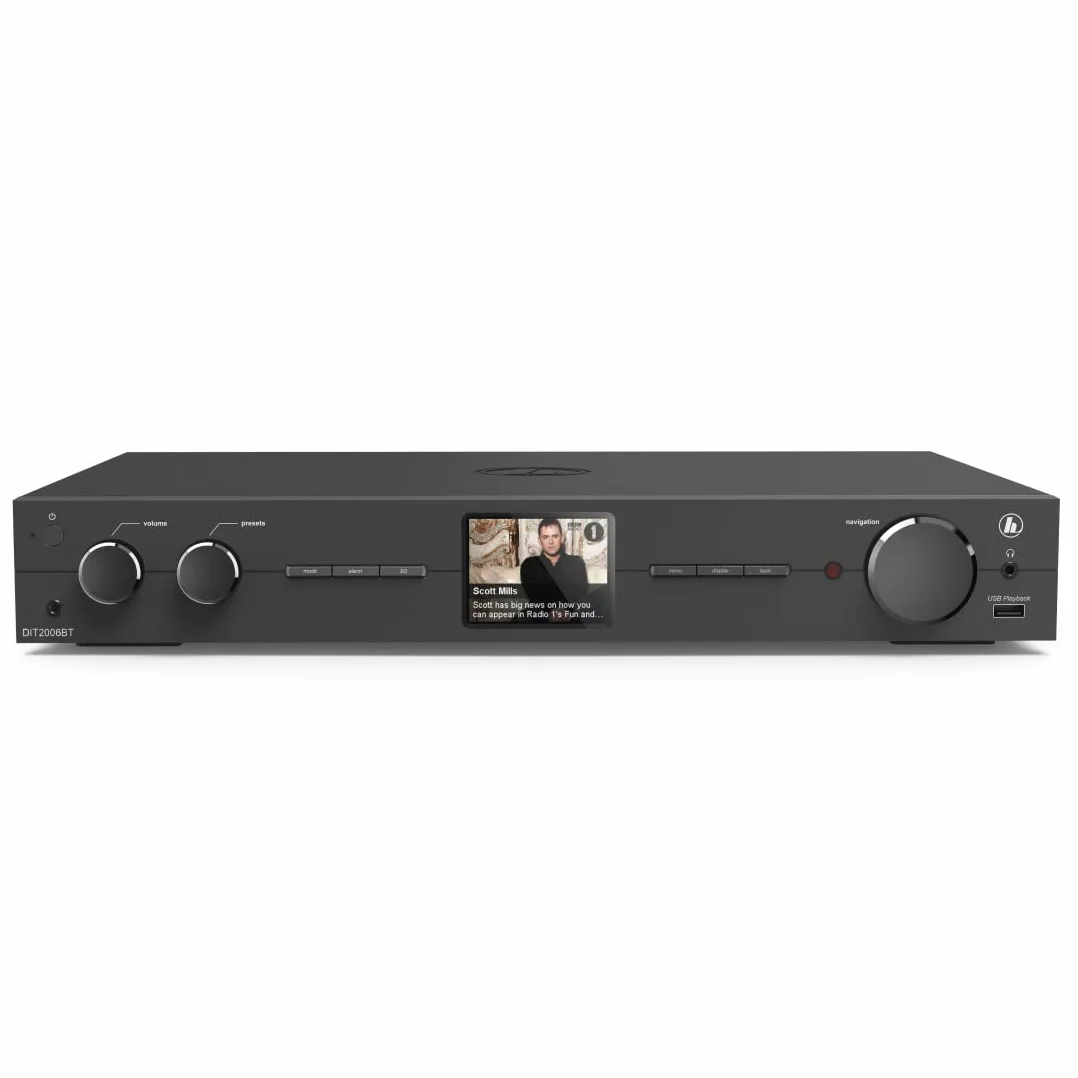 Hama Sintonizzatore HiFi DIT2006BT con radio Internet, DAB/DAB+, Bluetooth