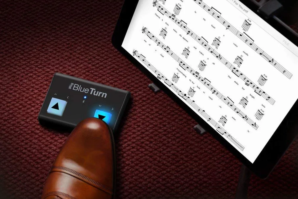 Ik Multimedia IP-IRIG-BTURN-IN Volta Pagina Bluetooth per iPhone, iPad, Mac e Android