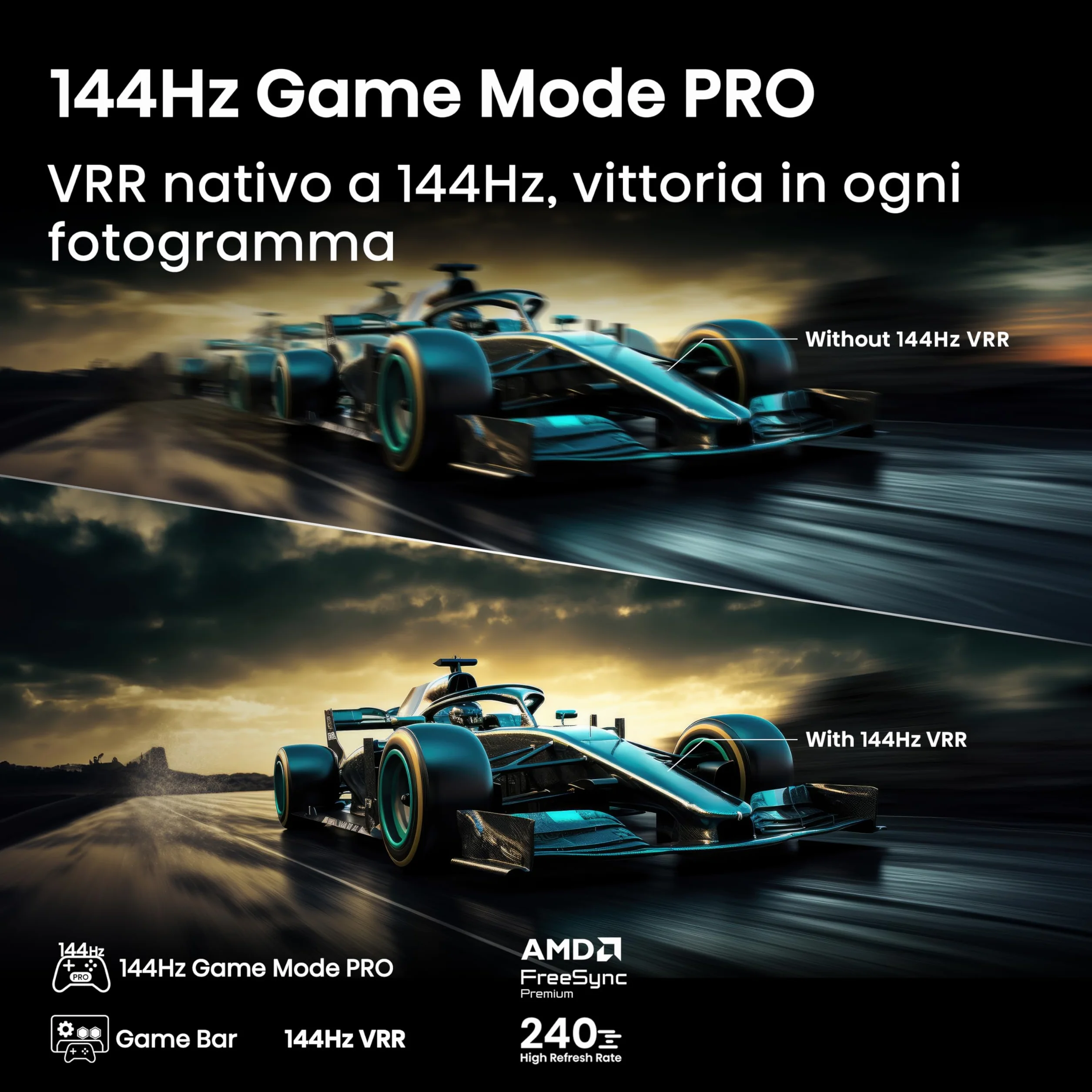 Hisense TV 65" Mini-LED 4K 144Hz Smart VIDAA U8 Dolby Vision IQ HDR10+ Adaptive Dolby Atmos 2.1 Subwoofer Alexa Built-in