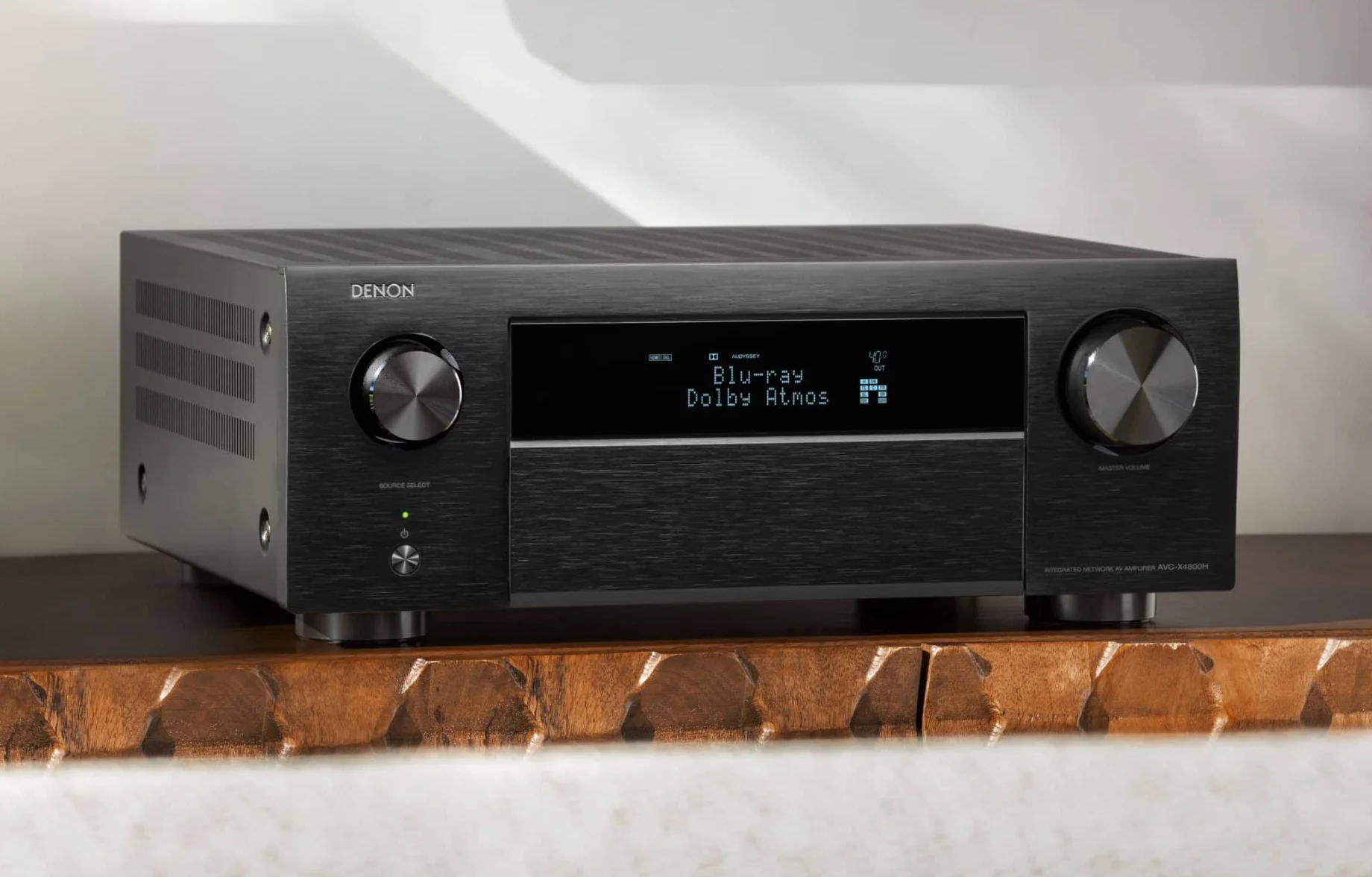 Denon AVC-X4800H Ricevitore AV 9.4 Canali, Amplificatore con Auro-3D, Dolby Atmos, DTS:X,6 "8K Ingressi e 3 uscite, Bluetooth, Airplay 2, Multiroom, Compatibile Alexa, Nero