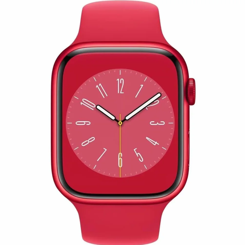 Apple Watch Series 8 (GPS, 41MM) - (PRODUCT) RED Cassa in Alluminio con (PRODUCT) RED Solo Loop Intrecciato (Ricondizionato)