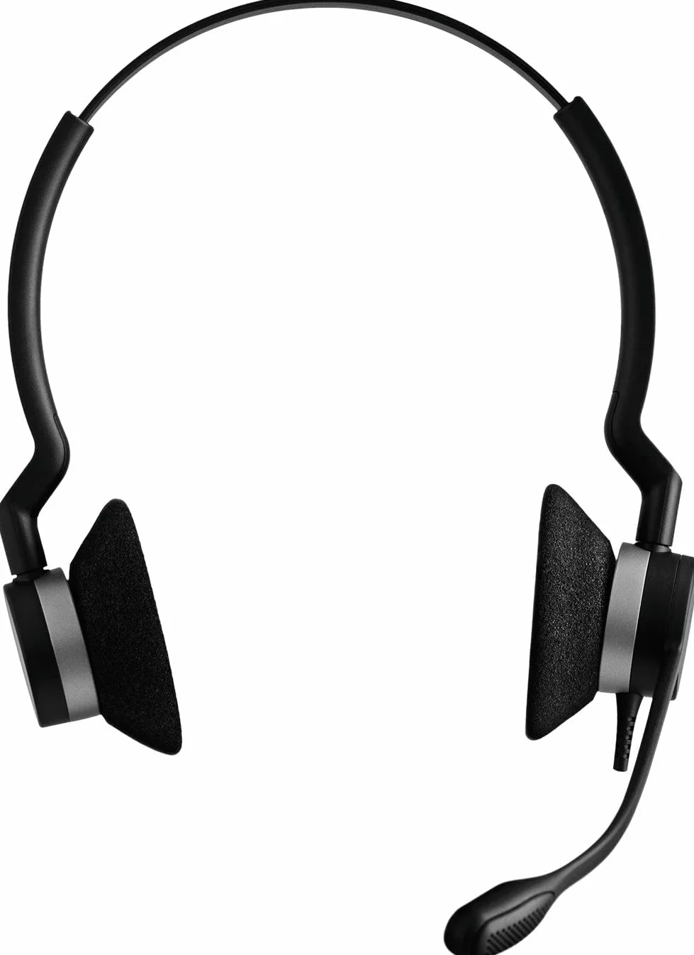 Jabra Biz 2300 Quick Disconnect Cuffie Stereo On-Ear, Cuffie con Cavo e Cancellazione del Rumore, Per Telefoni Fissi