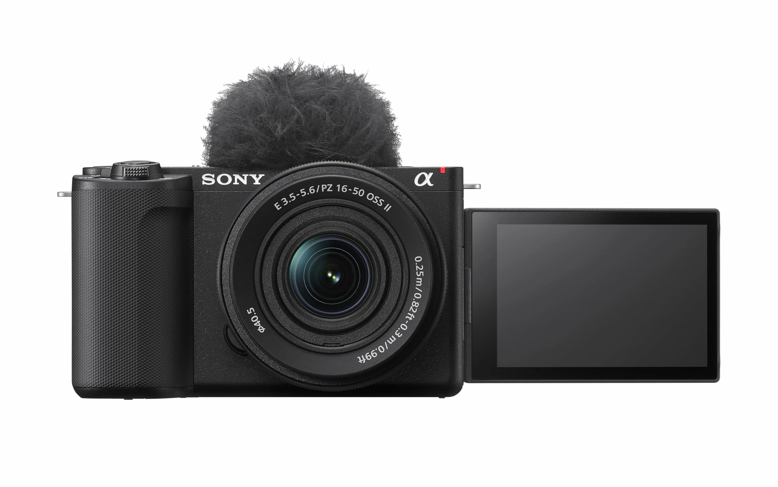 Sony ZV-E10 II Fotocamera per vlogging con obiettivo 16-50 mm (APS-C) – Video 4K 60p, 10 bit 4:2:2, 26 MP, stabilizzazione digitale, autofocus in tempo reale, ideale per vlogging e social media