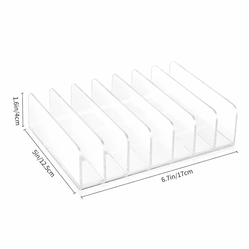 Contenitore per DVD in acrilico trasparente per CD con scomparti multipli che fornisce una comoda organizzazione ed esposizione per raccolte multimediali