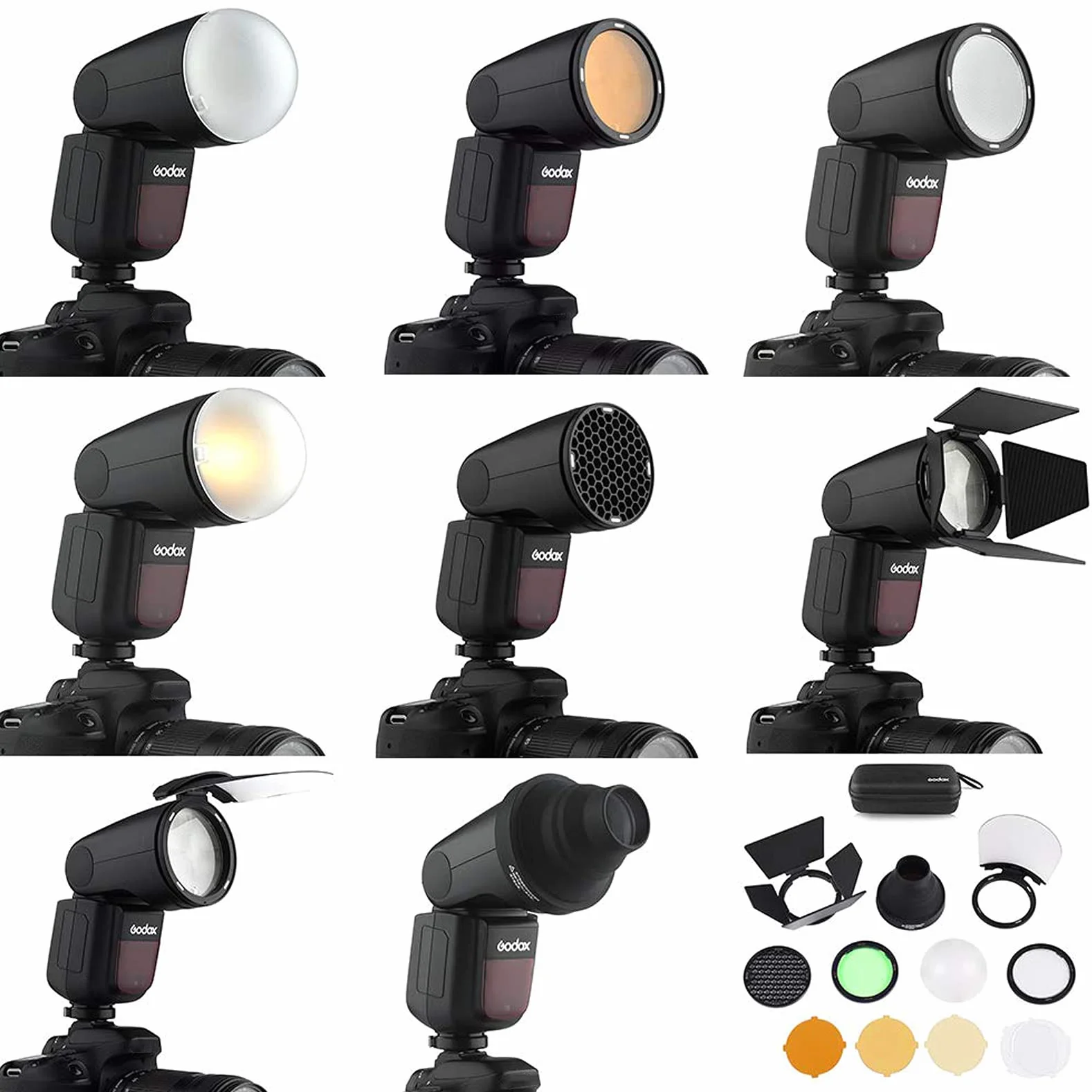 Godox AK-R1 Pocket flash Light kit di accessori per GODOX V1, H200R, Godox AD200 AD200PRO accessori
