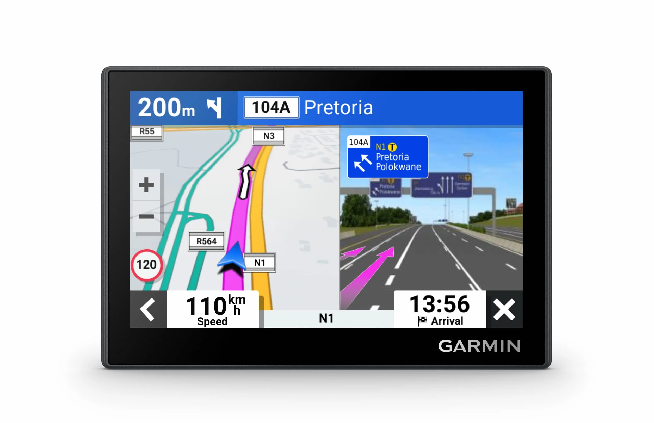 Garmin Drive 53, Navigatore Satellitare per Auto, Touchscreen 5", Traffico in tempo reale, Mappa Europa completa, Aggiornamenti inclusi, ZTL, TripAdvisor, Wi-Fi