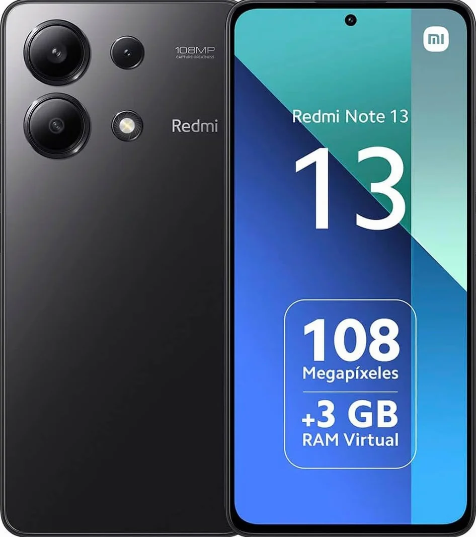 Xiaomi Redmi Note 13 4G,sbloccato,8GB/256GB, Octa-core, display AMOLED da 120Hz, fotocamera da 108 MP, processore Snapdragon 685, batteria da 5000 mAh, 33W, ricarica rapida(nero) (Ricondizionato)