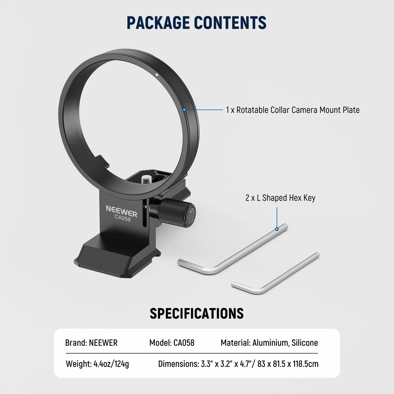 Neewer Piastra di montaggio girevole per Nikon Z8 Z7 II Z6II Z5 FTZII, adattatore veloce da orizzontale a verticale per treppiede per fotocamera compatibile con DJI RS 3/2 e sistema di sgancio