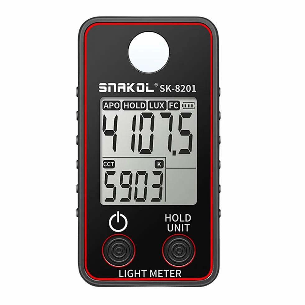 Misuratore di temperatura di colore ad alta precisione di illuminamento Meter 0.5-300000LUX LED Illuminazione Misuratore di Test di Luminanza Fotografica Dispositivo di Misura