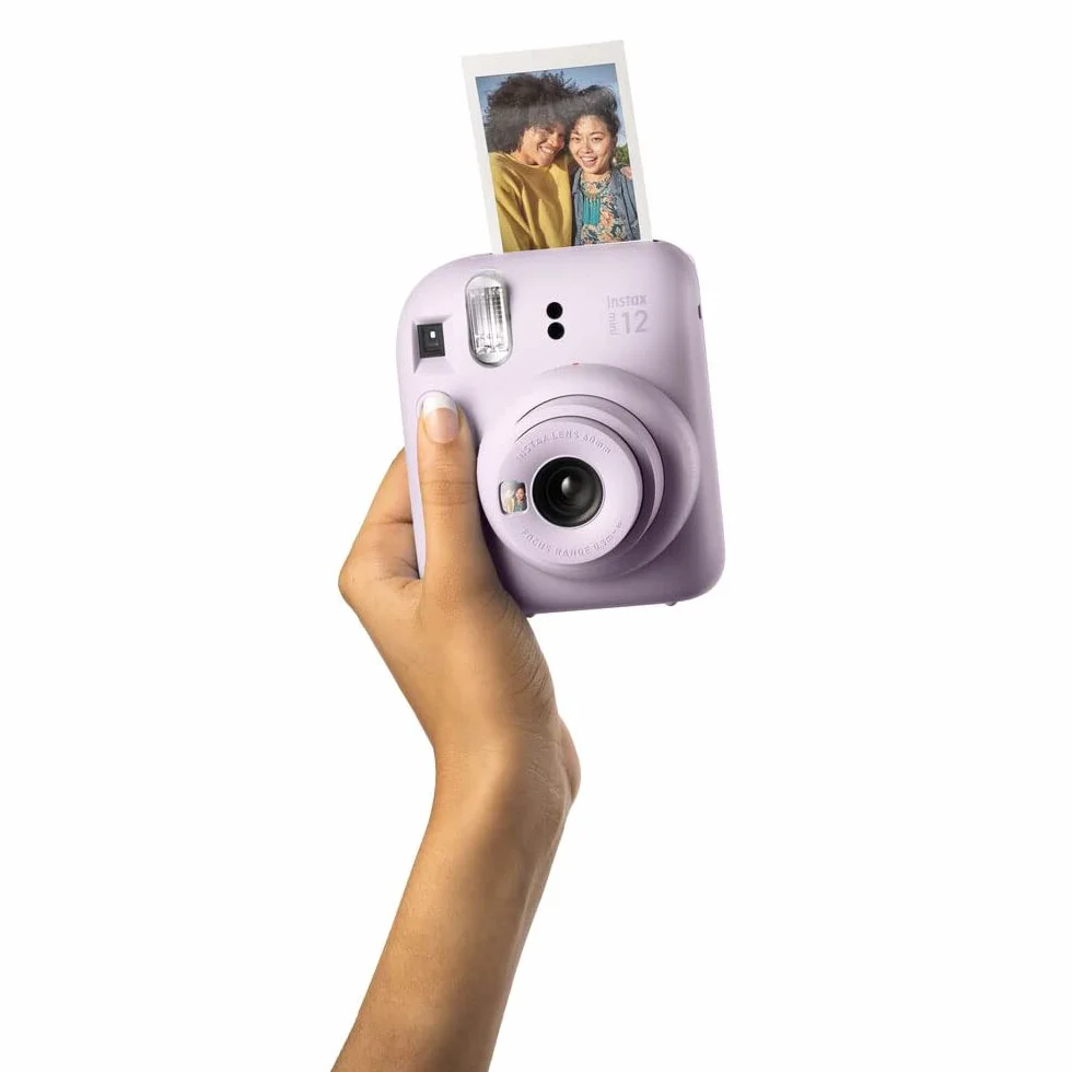 Fujifilm Instax Mini 12 - Fotocamera istantanea con confezione da 40 pellicole, colore: lilla