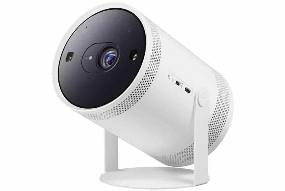 Samsung The Freestyle 2nd generation LFF3C Proiettore Portatile FHD Wi-Fi, Schermo Fino a 100'', USB, Auto Focusing e Leveling, Suono a 360°, Smart TV, Bianco, 2023