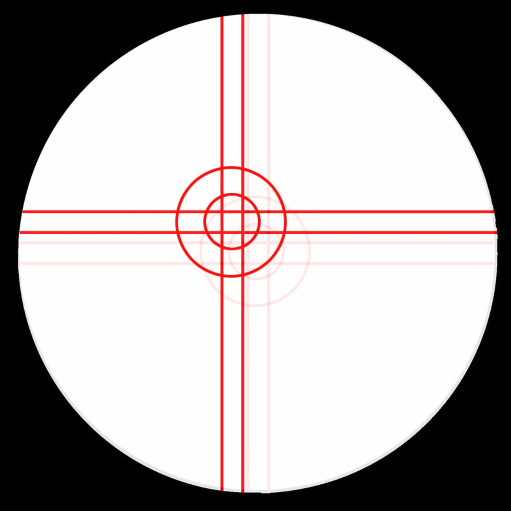Omegon Oculare con reticolo Plössl 9 mm, illuminato