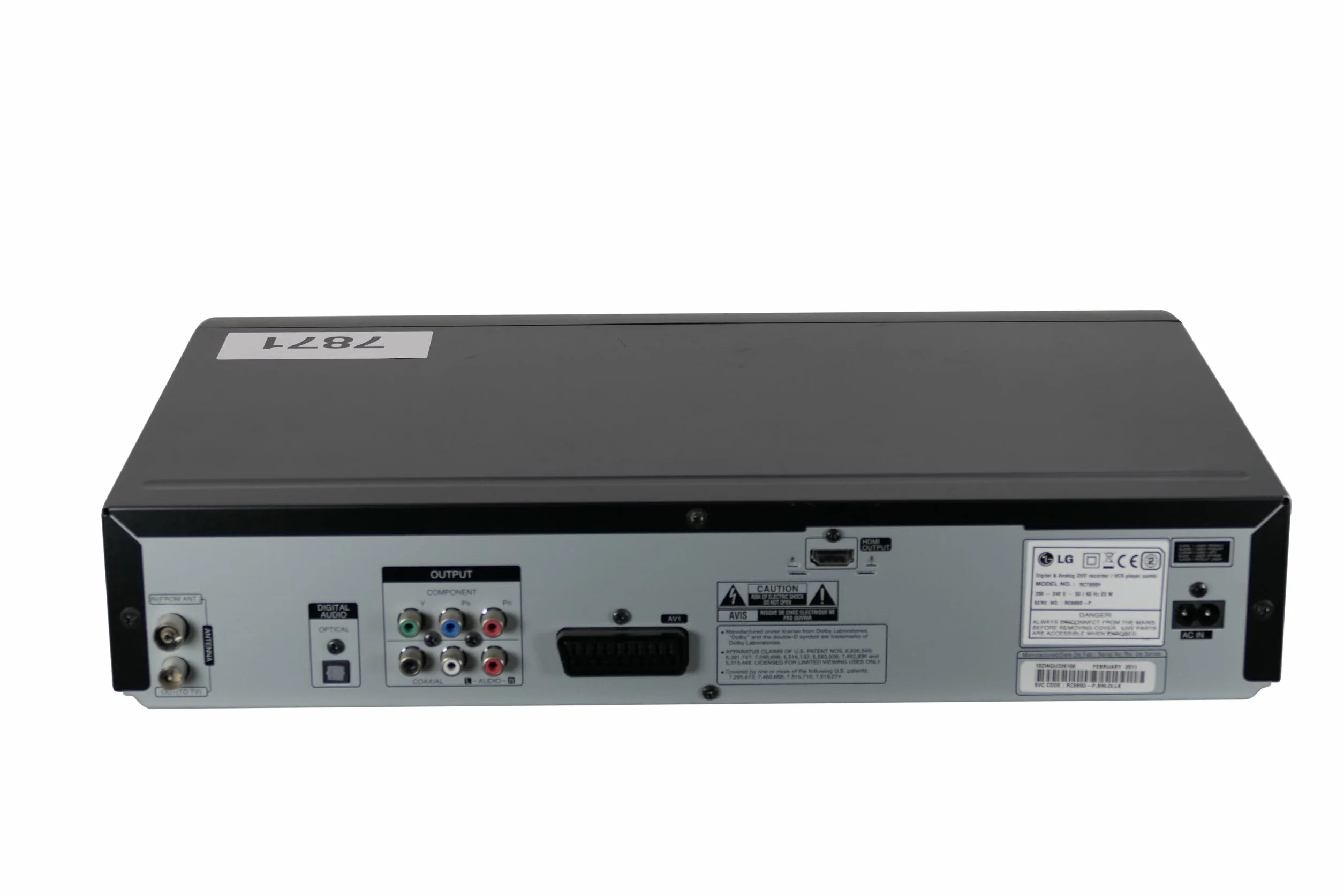 Combinato lettore registratore DVD/VHS RCT689H