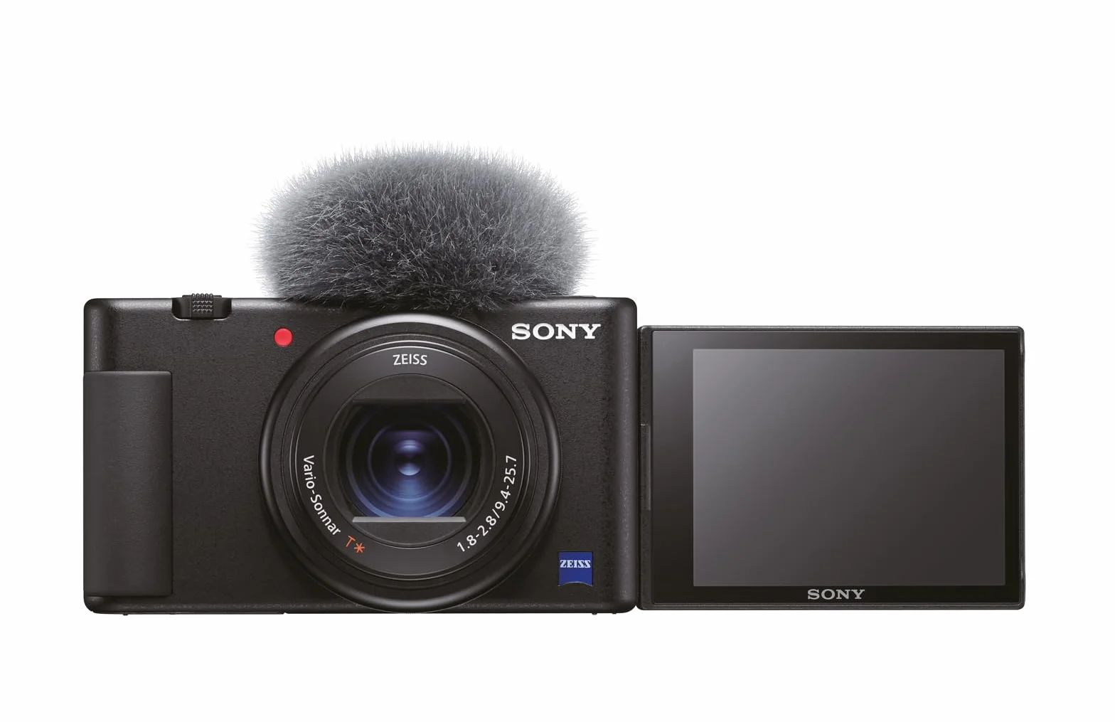 Sony ZV-1 – 24-70mm f/1.8-2.8 Zoom Grandangolare (Sensore da 1.0", Schermo LCD Direzionabile, Video 4K, E-Mount Non Applicabile, Ideale per Vlogging, Compatibile con Accessori Sony ZV)