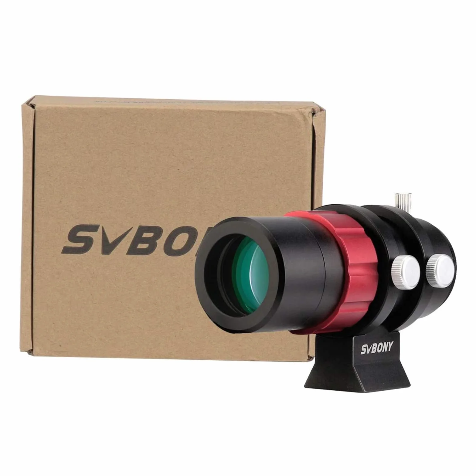 Svbony SV165 Telescopio Guida 30mm Mini Guide Scope con Focheggiatore Elicoidale F4 120 mm Multistrato Rivestimento Finder Scope Compatibile con Auto Guida Camera
