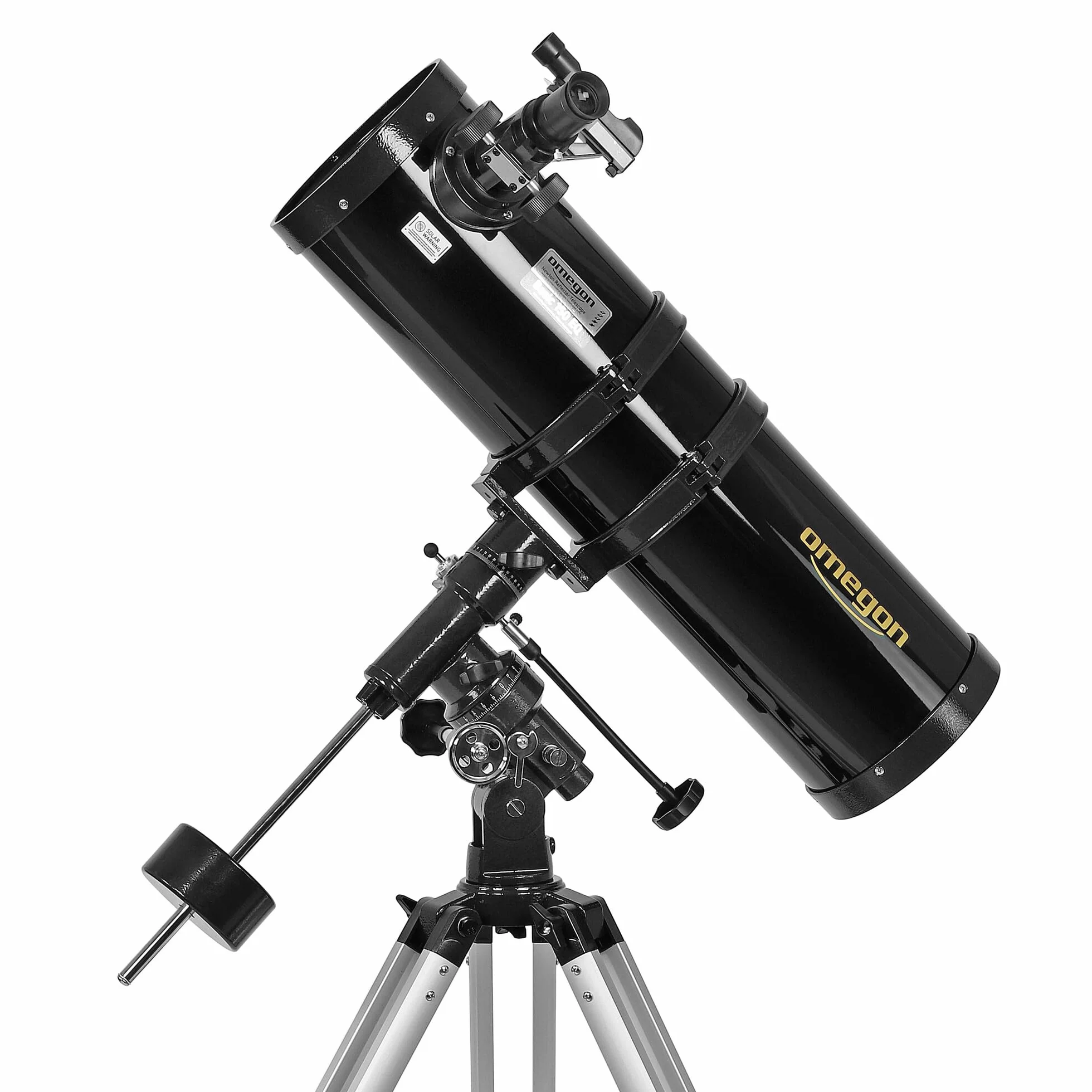 Telescopio Omegon N 150/750 EQ-3 | Per chi si avvicina all'osservazione del cielo profondo | Accessori completi | Facile da usare | Ottica con specchio grande | Telescopio astronomico