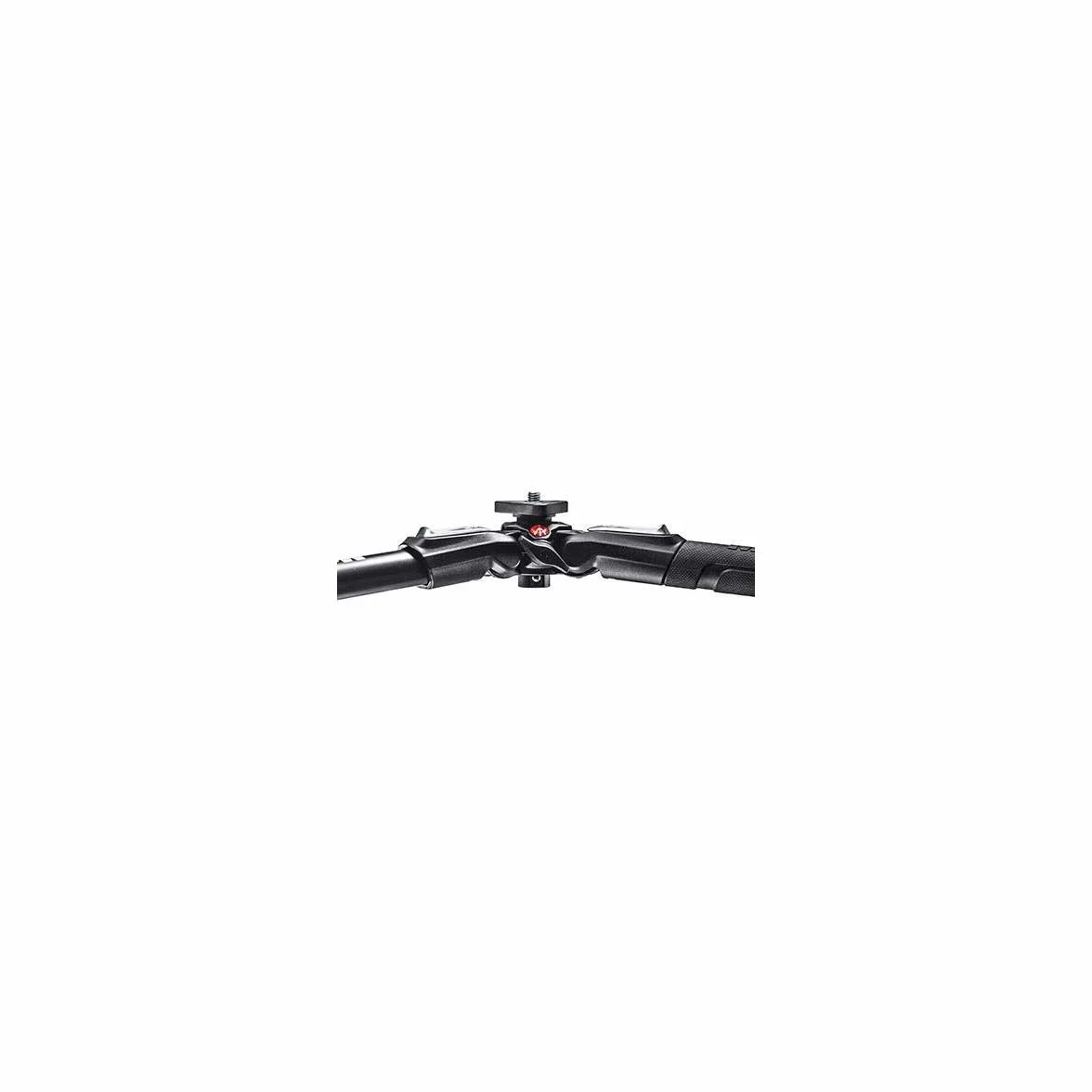 Manfrotto MK190X3-2W Kit Treppiede in Alluminio a 3 Sezioni con Testa 2 Vie Foto/Video Fluida, Nero/Antracite, per Fotocamera Mirrorless, DSLR