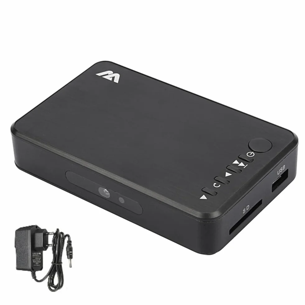 Riproduttore Multimediale HD 1080P Riproduttore Video 264 Uscita AV/VGA Lettore HDD USB per Trasmissione/Pubblicità Spina UE, 500458384A1