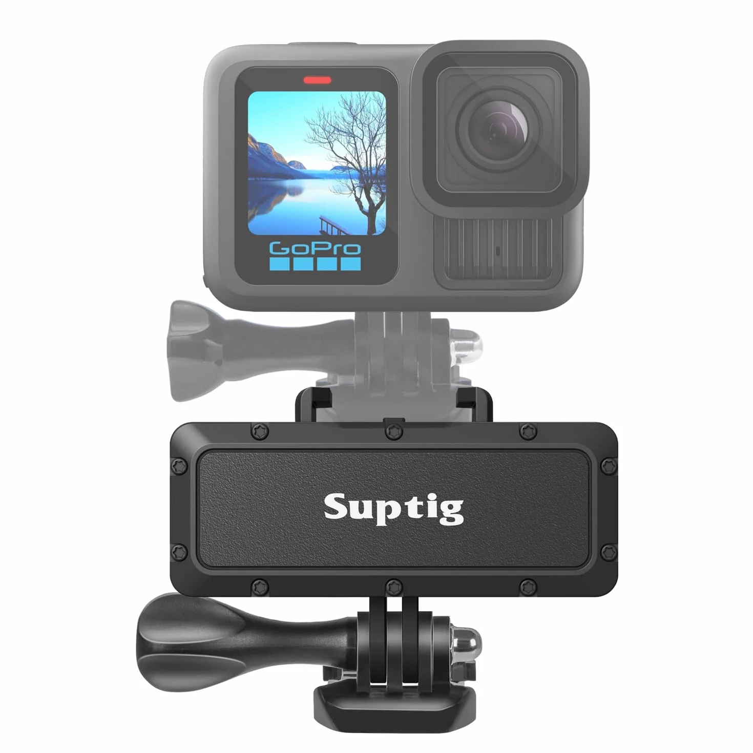 Suptig Caricabatterie portatile, power bank, caricabatterie compatibile con GoPro Hero 13, 12, 11, 10, 9, 8, 7, 6, 5, 4, 3, 3+, Session, DJI Osmo, Insta 360 Action