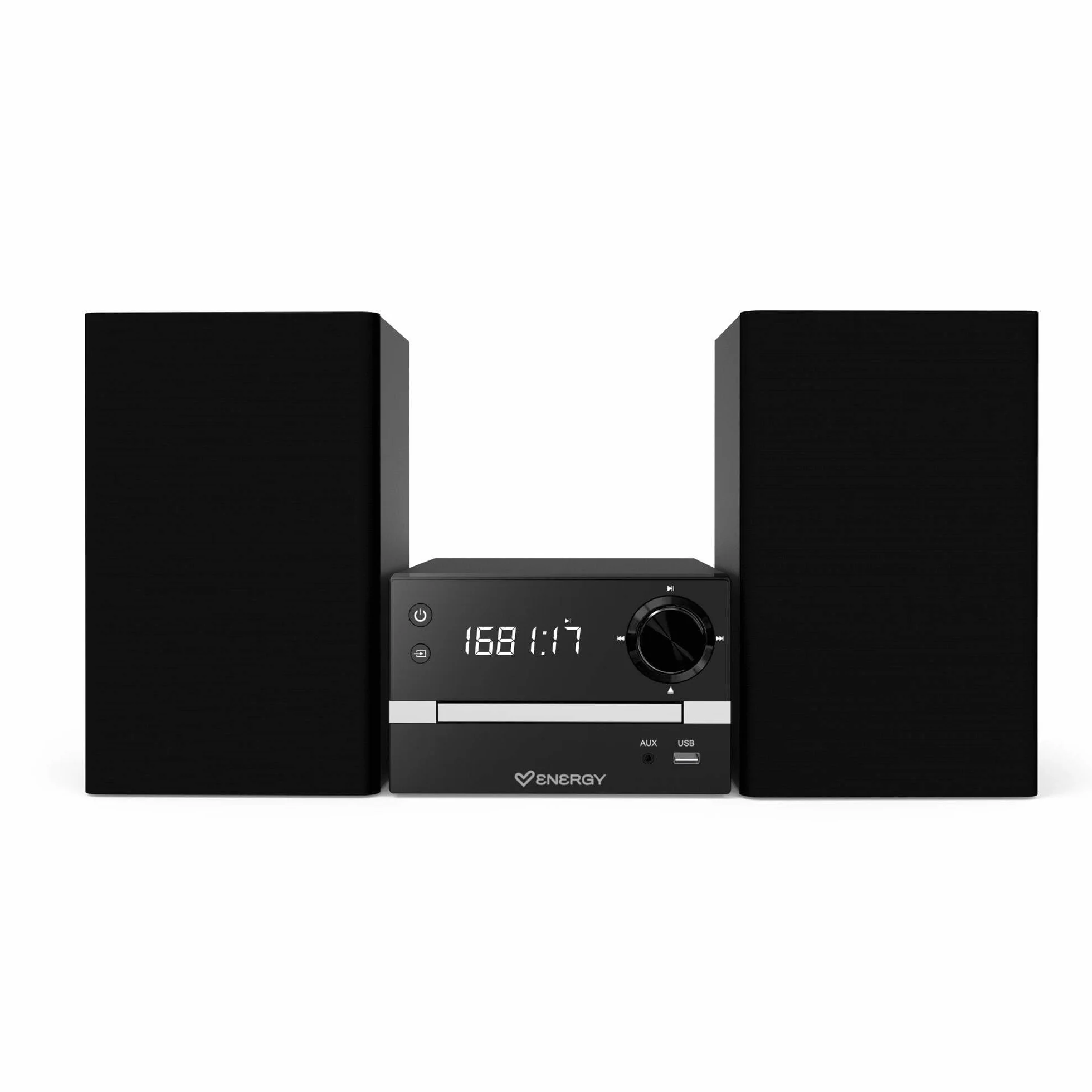 Energy Sistema 7 Micro Hi Fi 30W Impianto Stereo Bluetooth Lettore CD USB MP3 Radio FM System Home Speaker Modulari Bass Jack 3.5mm Wireless 2.0 Full Range